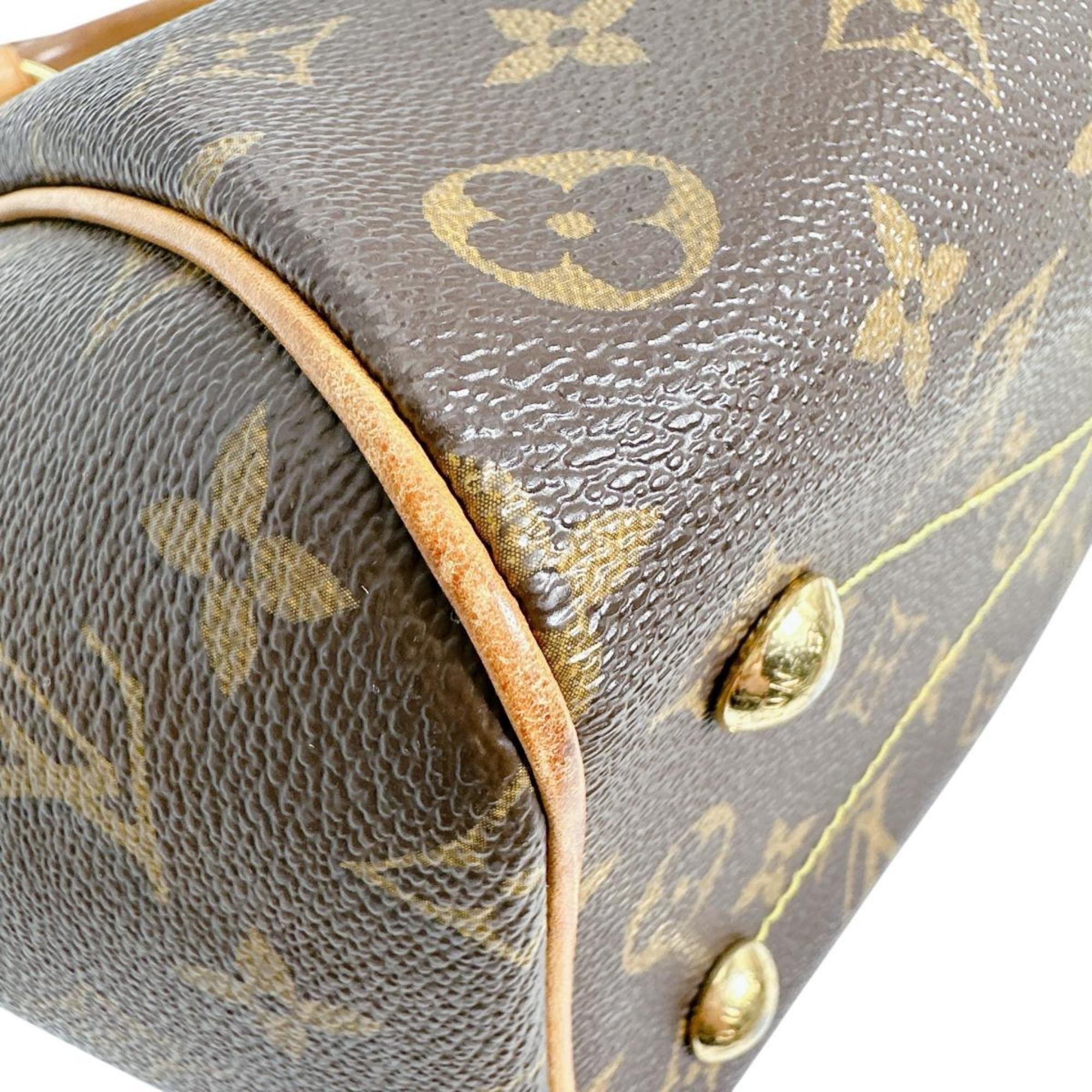 Louis Vuitton Brown Monogram Canvas Handbag (Pre-Owned)