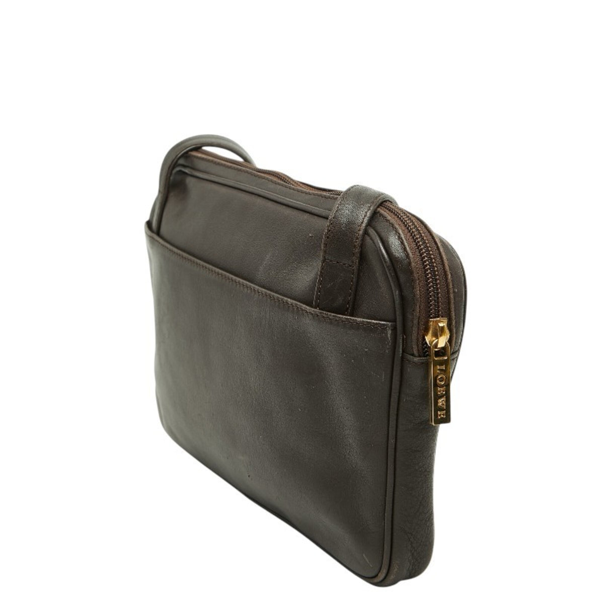 Loewe Brown Leather Suede Shoulder Bag (Pre-Owned)