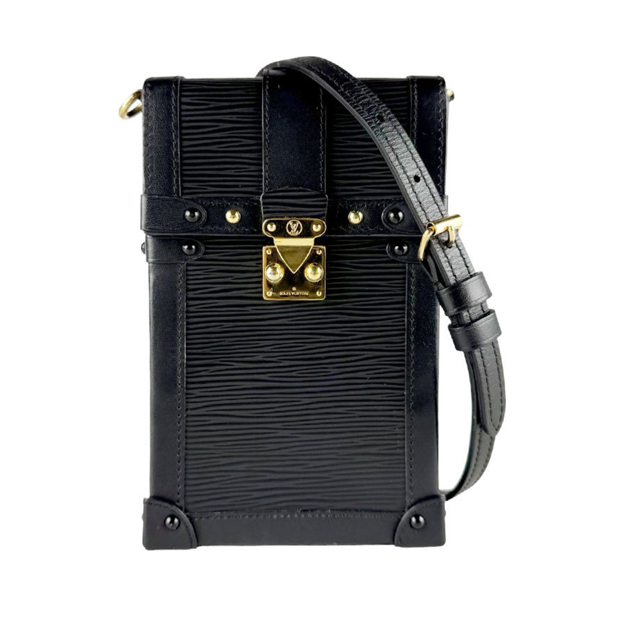 Louis Vuitton Noir Epi Leather Pochette Shoulder Bag (Pre-Owned)