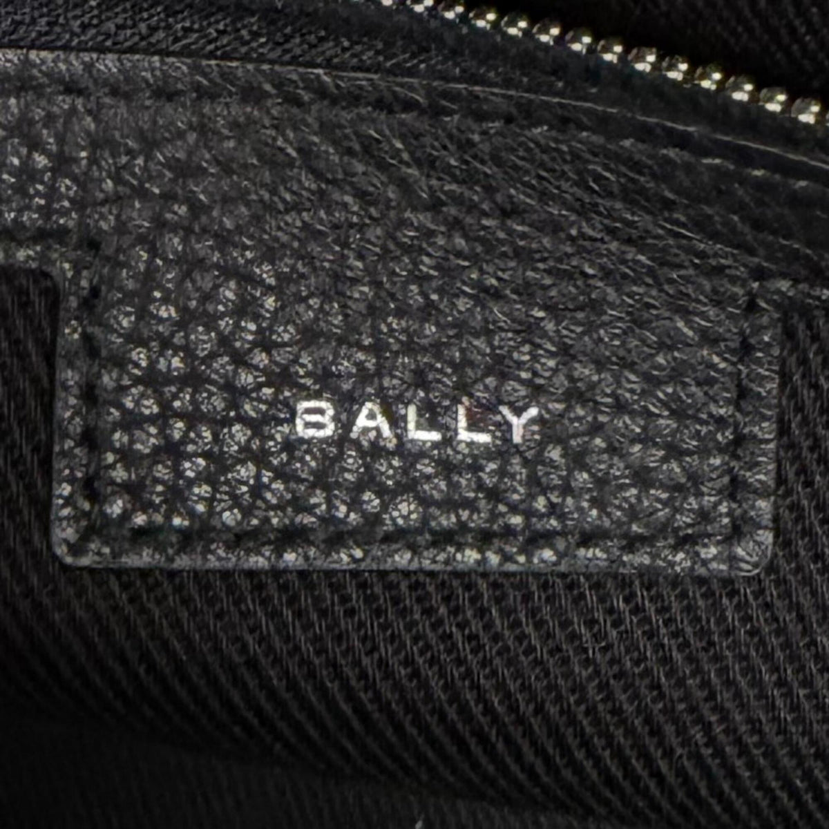 Bally Black Leather Briefcase Shoulder Bag (Pre-Owned)