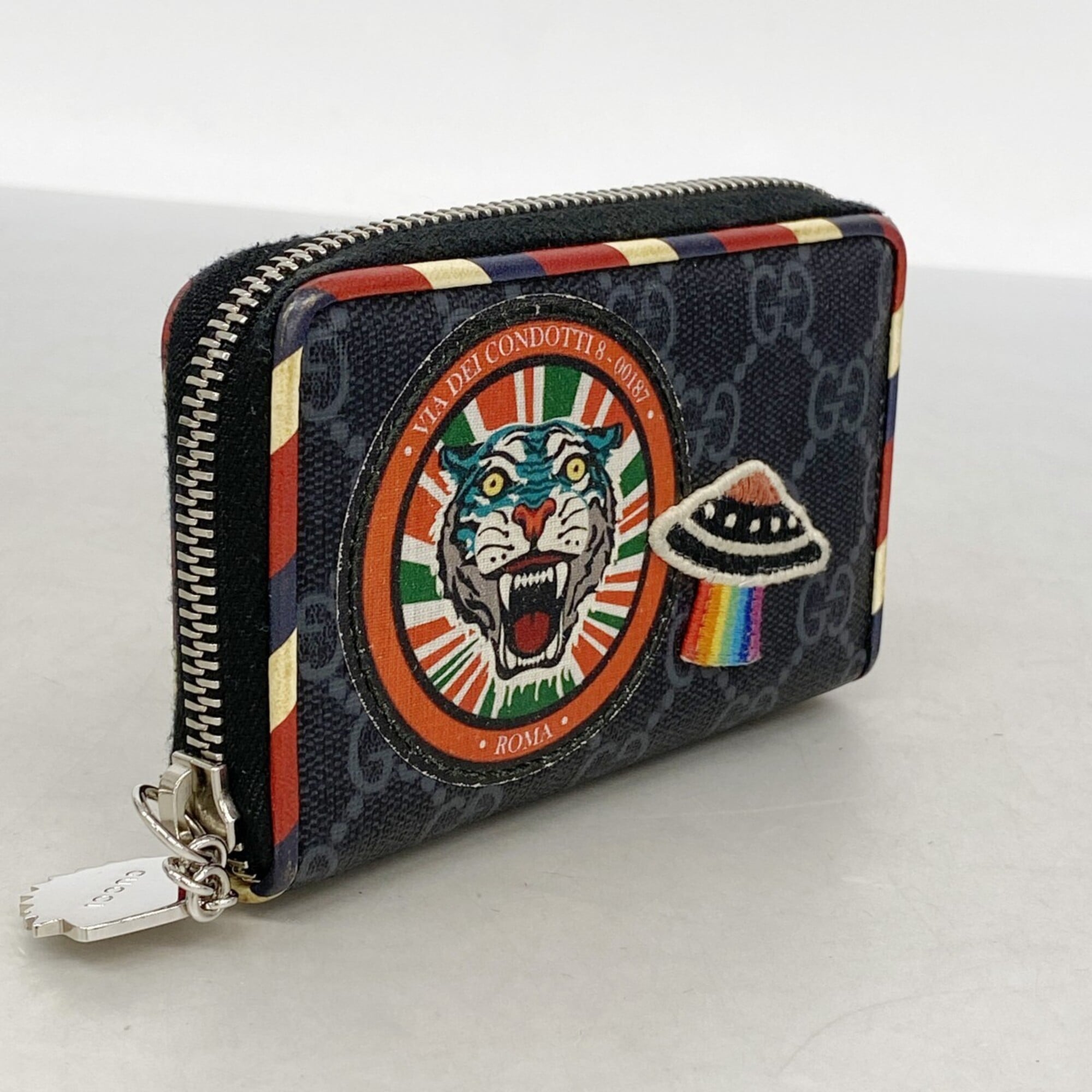 Gucci Black Pvc Coin Purse/Coin Case (Pre-Owned)