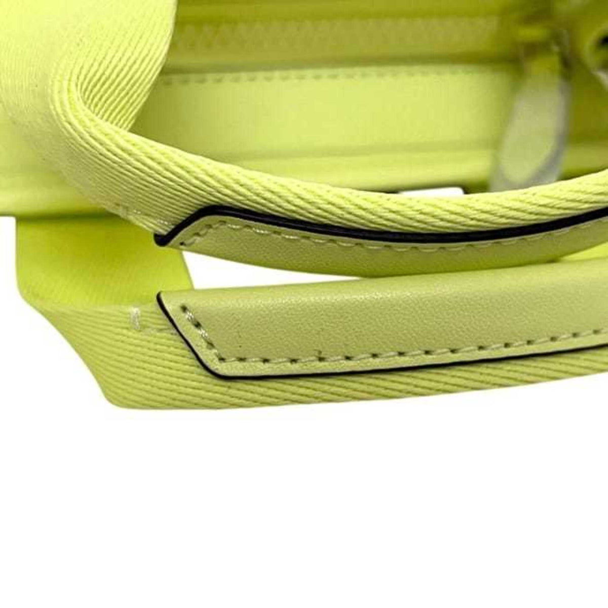 Kate Spade Yellow Canvas Mesh Shoulder Bag (Pre-Owned)