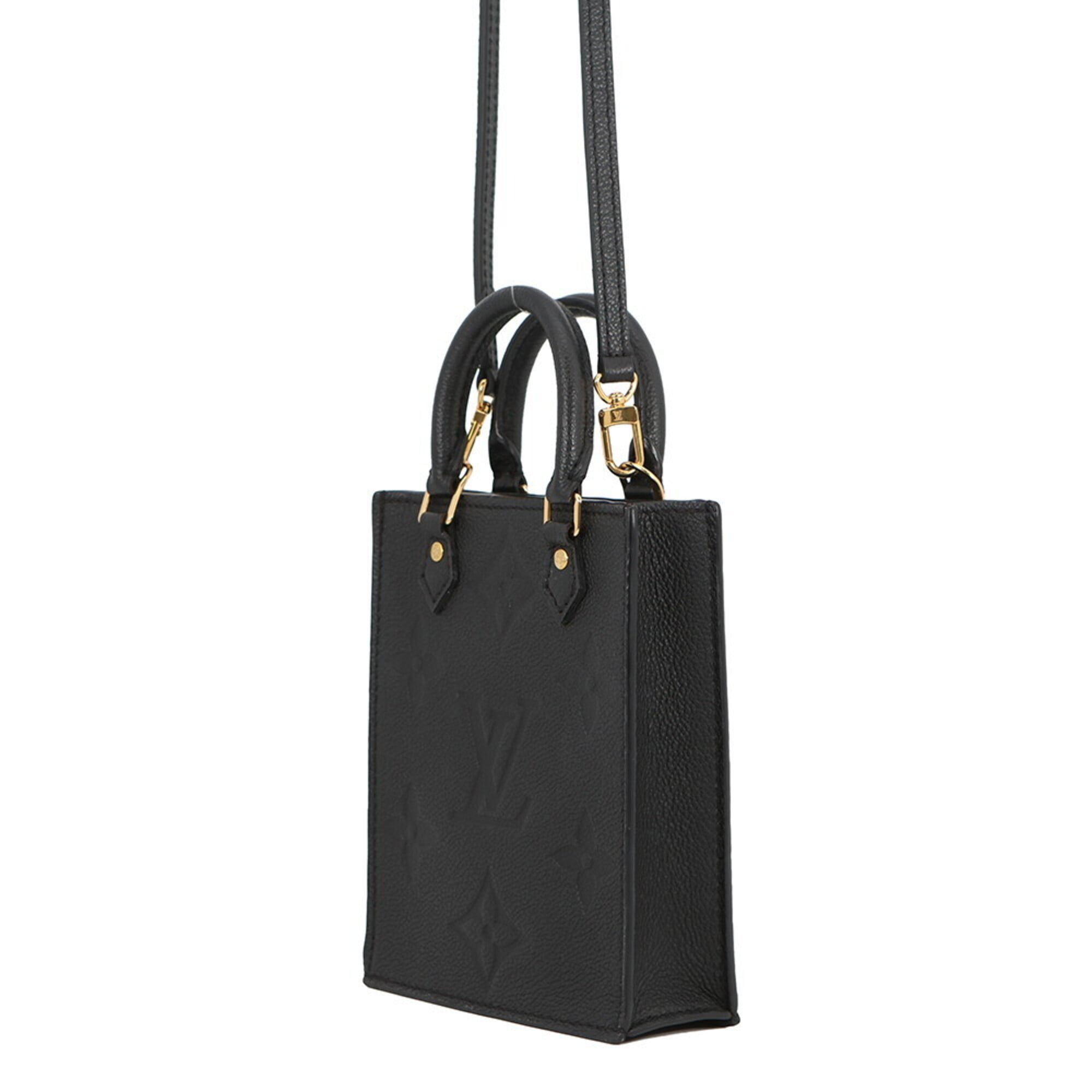 Louis Vuitton Black Noir Monogram Empreinte Handbag (Pre-Owned)