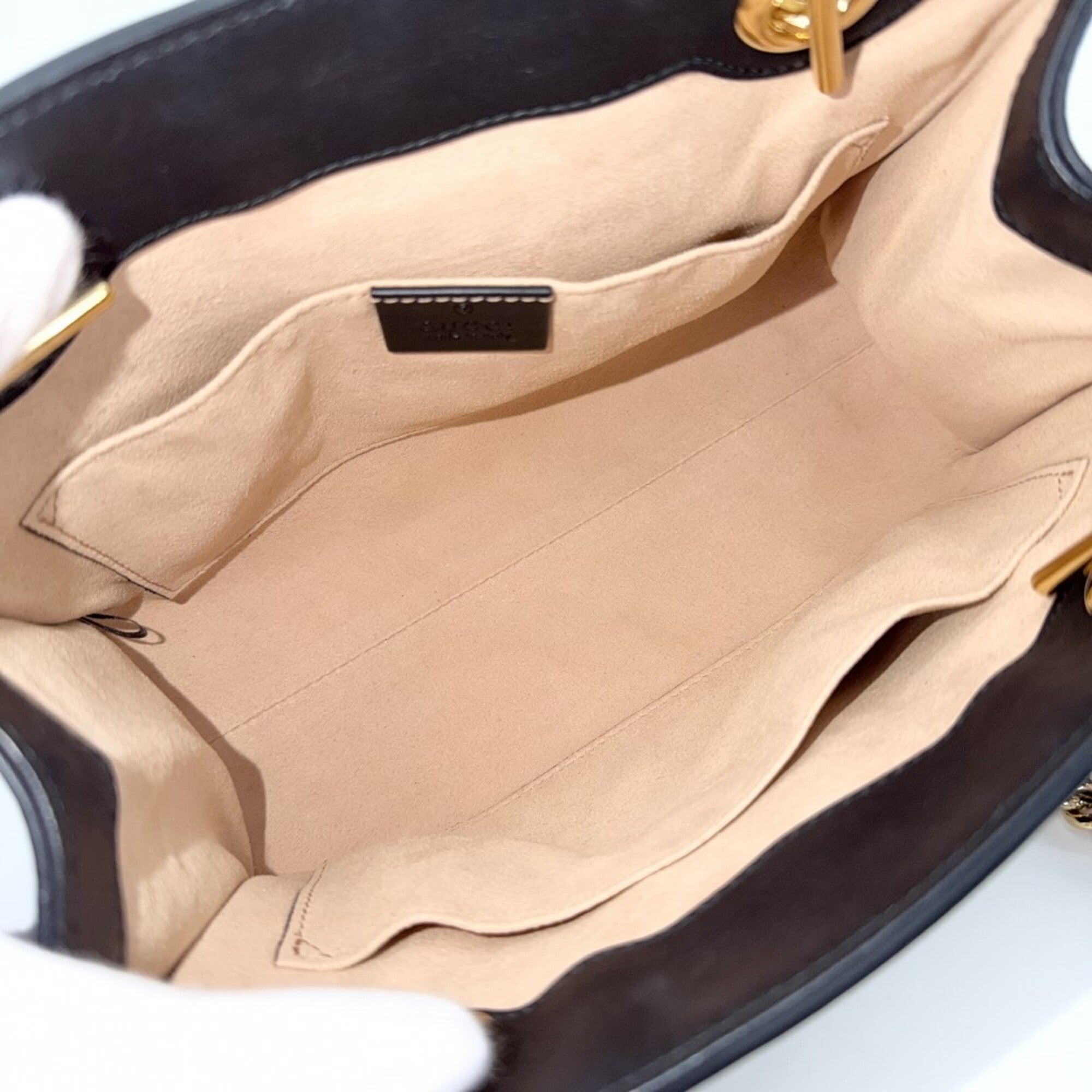 Gucci Black Leather Shoulder Bag (Pre-Owned)