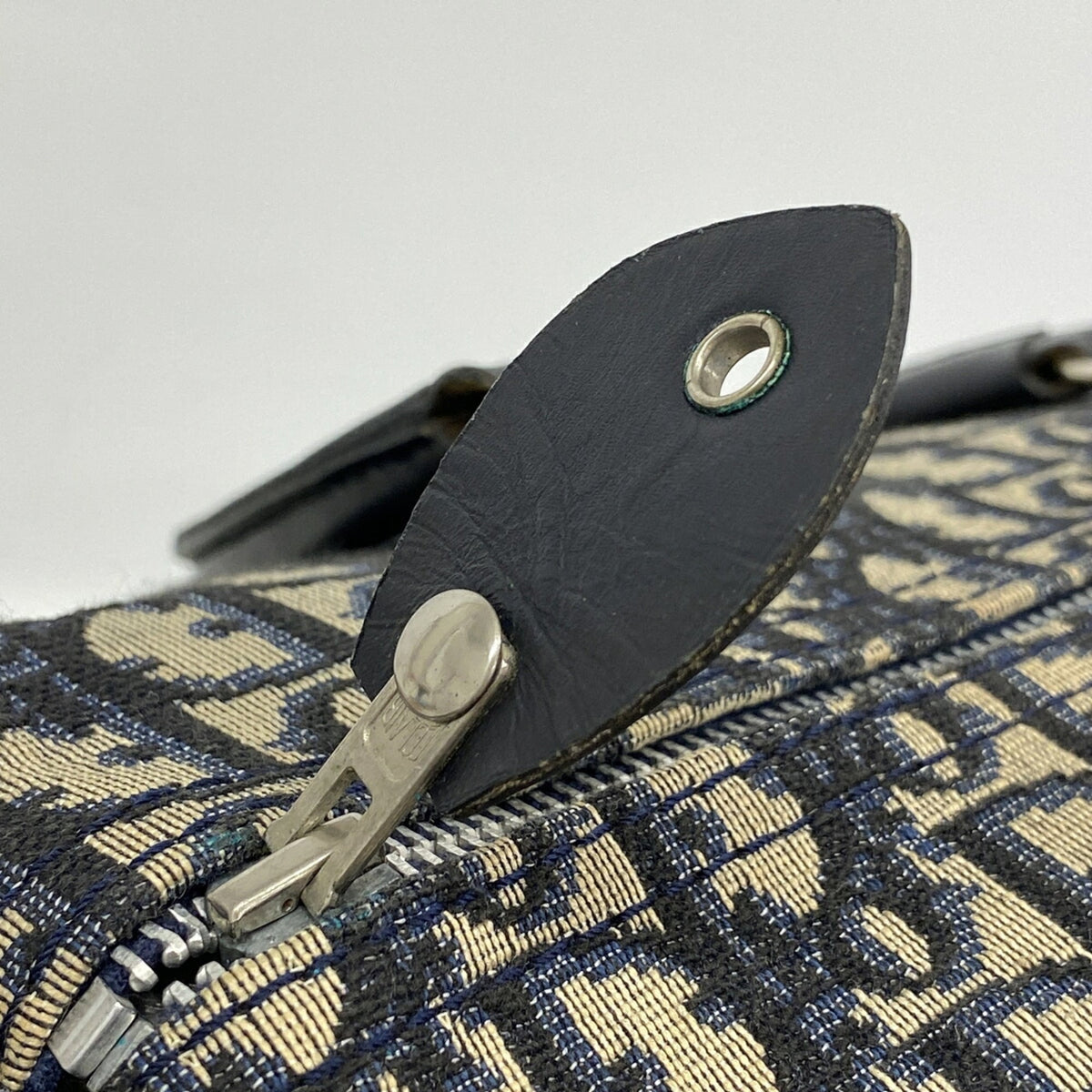 Christian Dior Navy Canvas Handbag (Pre-Owned)