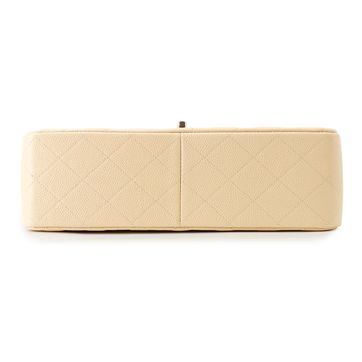 Chanel Matelasse Beige Grained Calfskin Handbag Shoulder Bag (Pre-Owned)