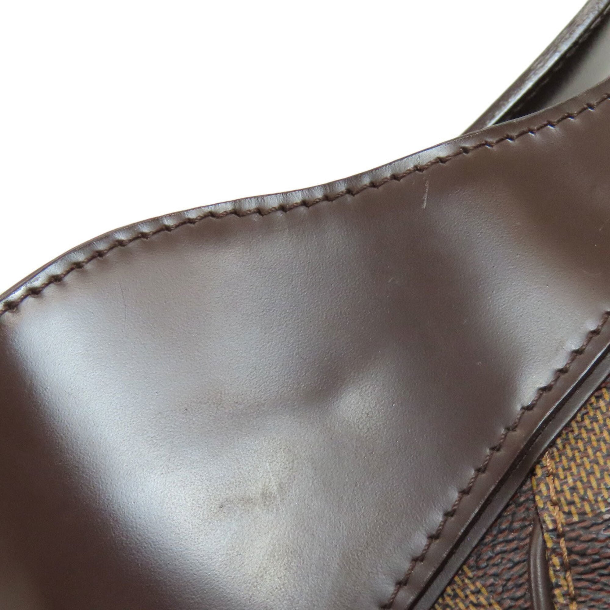 Louis Vuitton Brown Damier Canvas Ebene Damier Canvas Shoulder Bag (Pre-Owned)