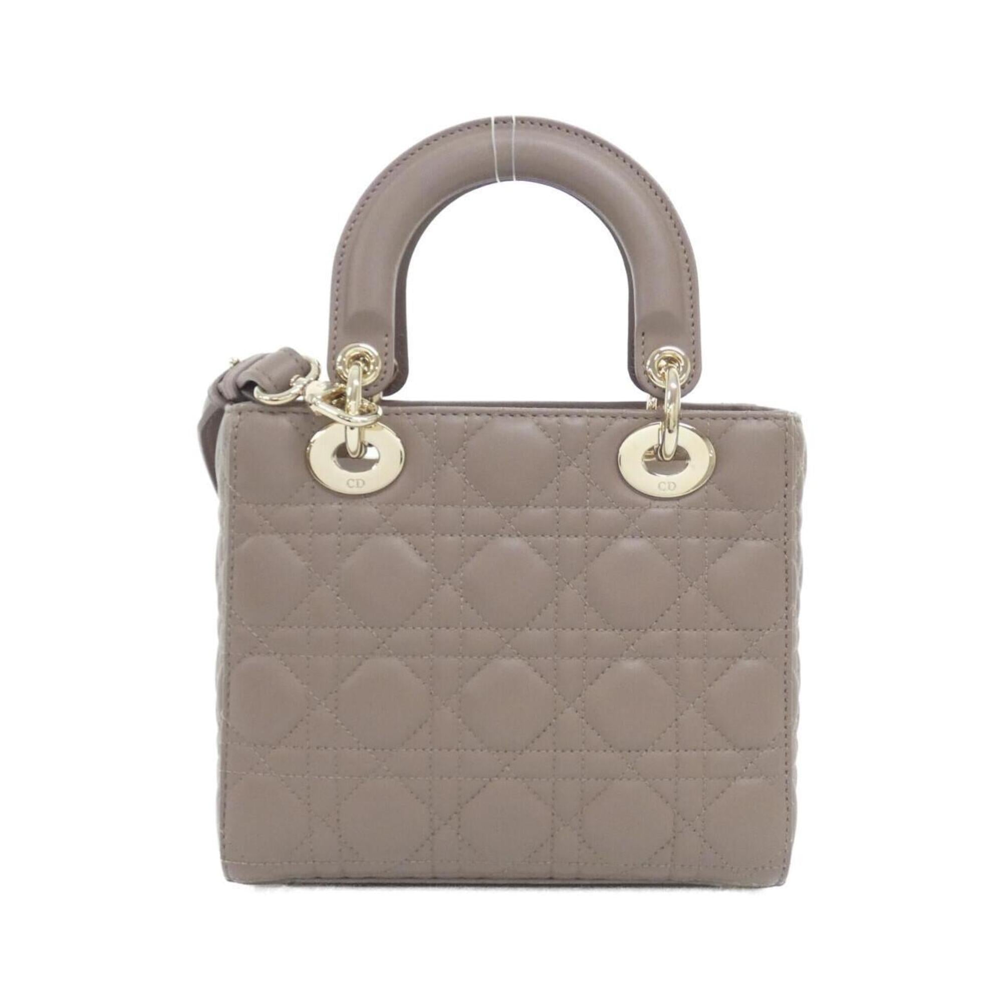 Christian Dior Brown Leather Handbag (Pre-Owned)