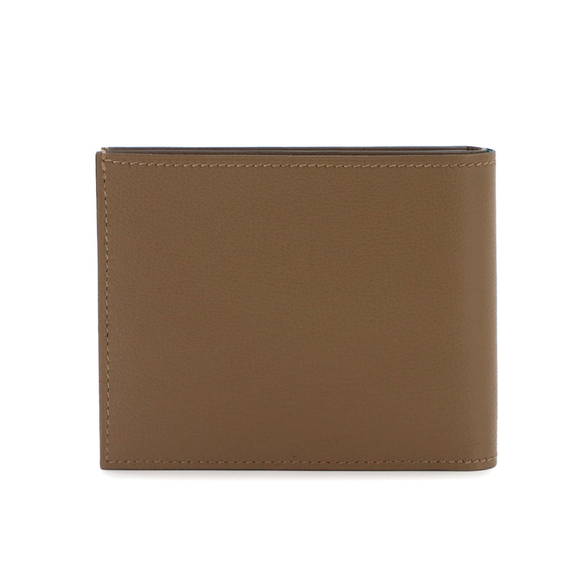 Hermes Beige Leather Wallet (Bi-Fold) (Pre-Owned)