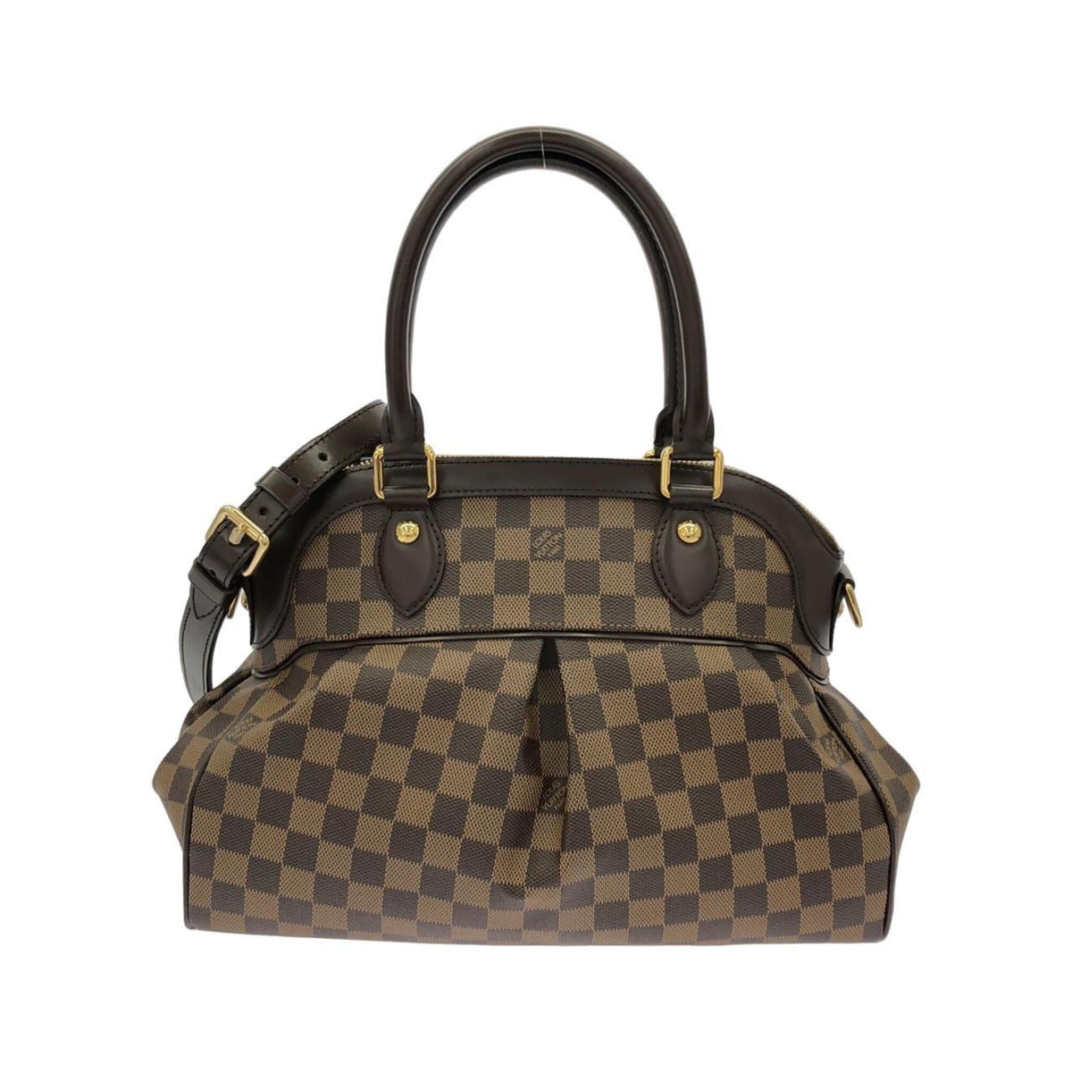 Louis Vuitton Brown Coated Canvas Handbag (Pre-Owned)