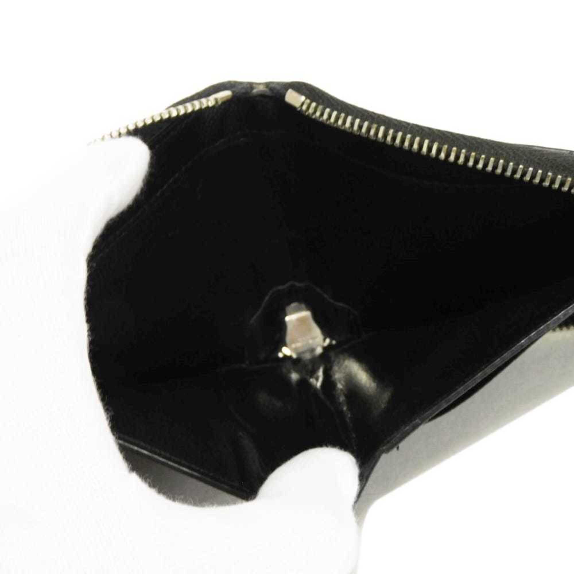 Yves Saint Laurent Black Leather Wallet (Bi-Fold) (Pre-Owned)
