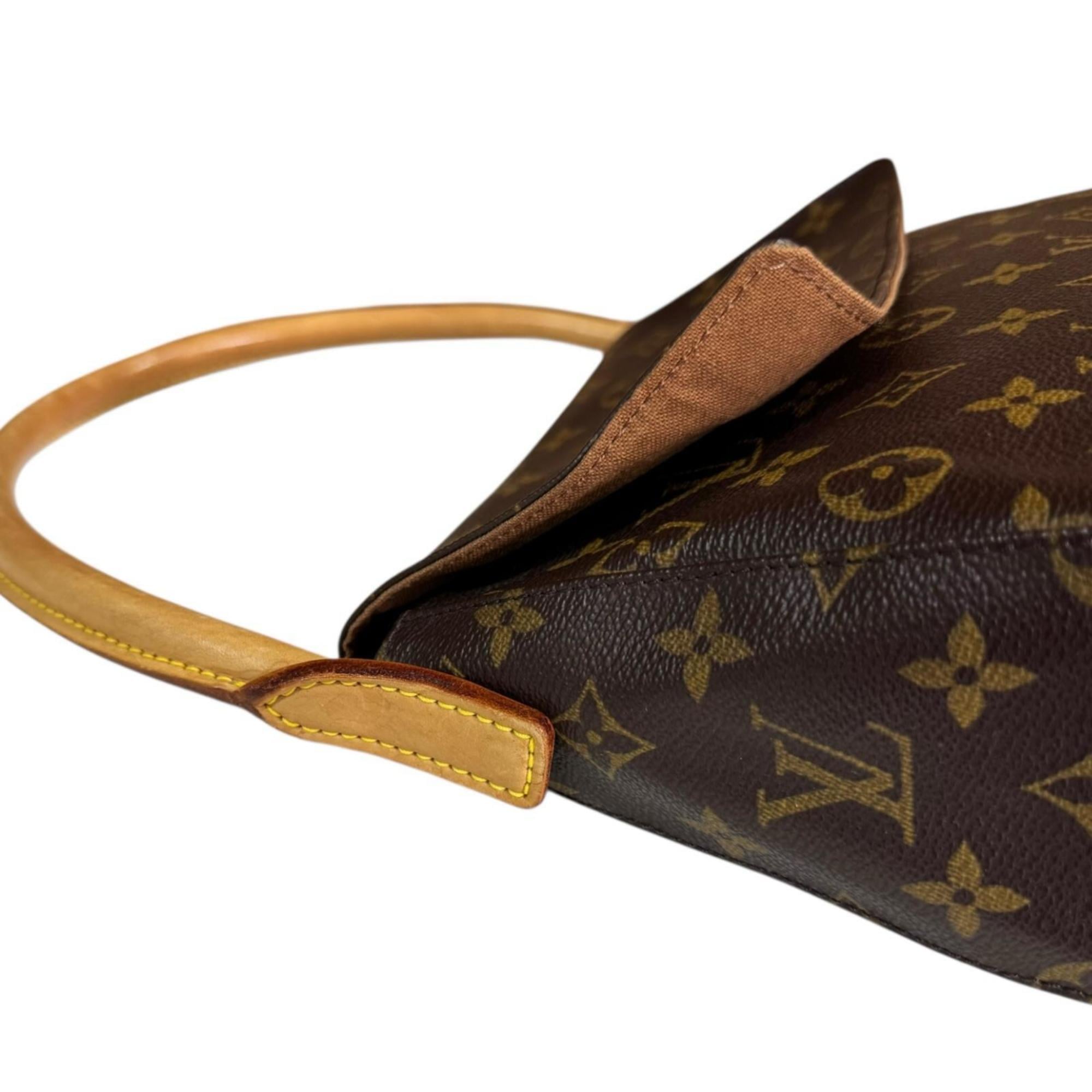 Louis Vuitton Brown Monogram Canvas Handbag (Pre-Owned)