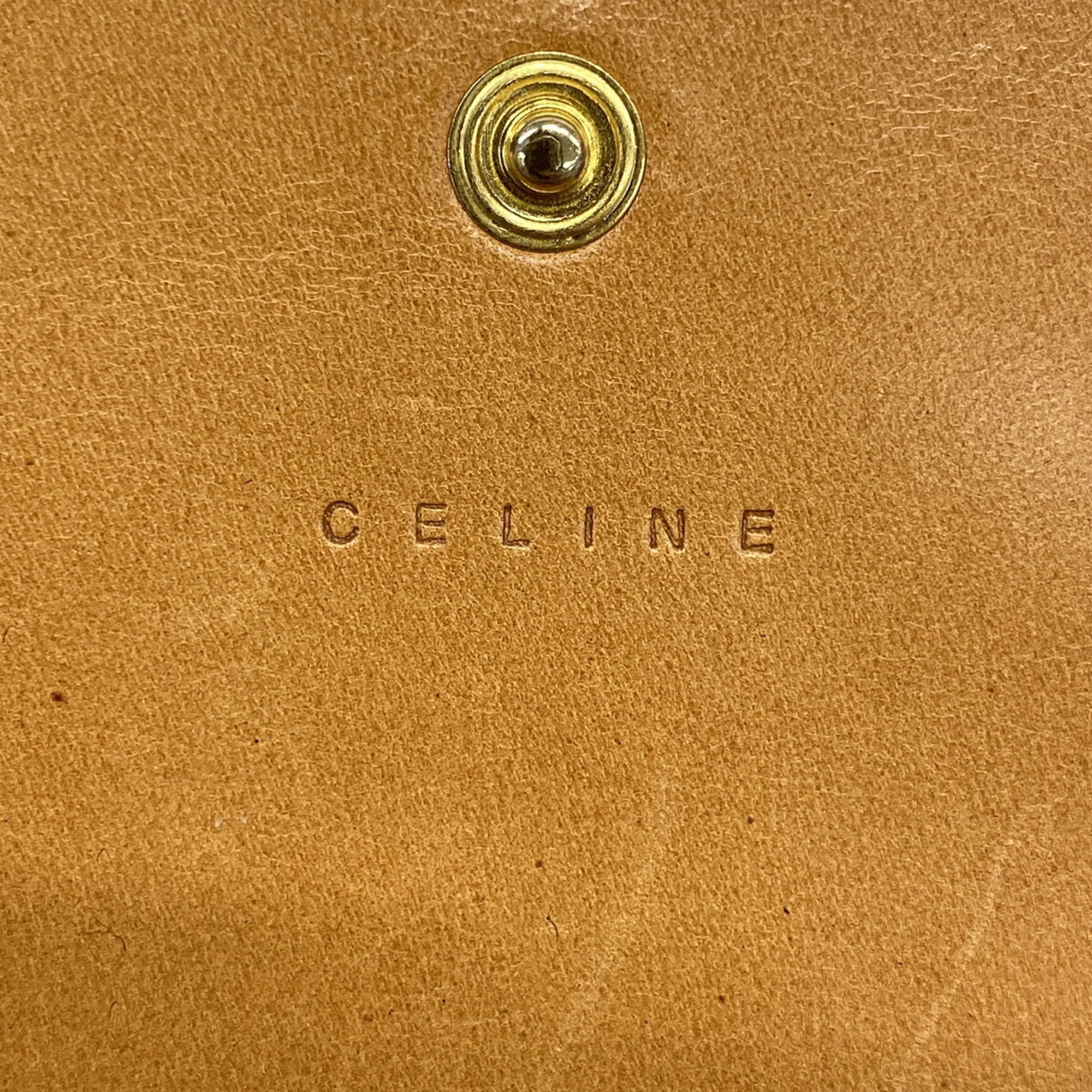 Celine Brown Pvc Long Wallet (Bi-Fold) (Pre-Owned)