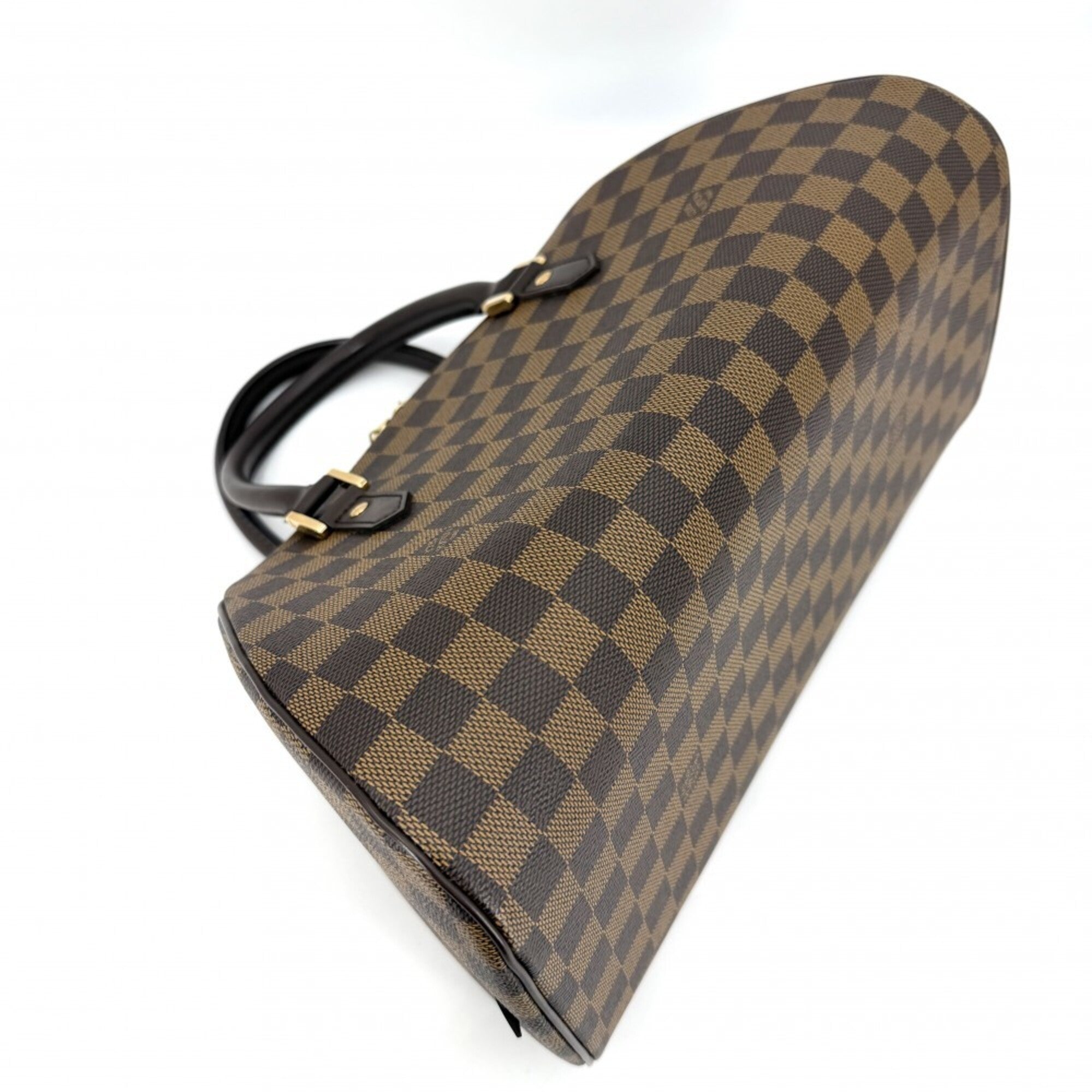 Louis Vuitton Damier Brown Damier Canvas Boston Bag Handbag (Pre-Owned)