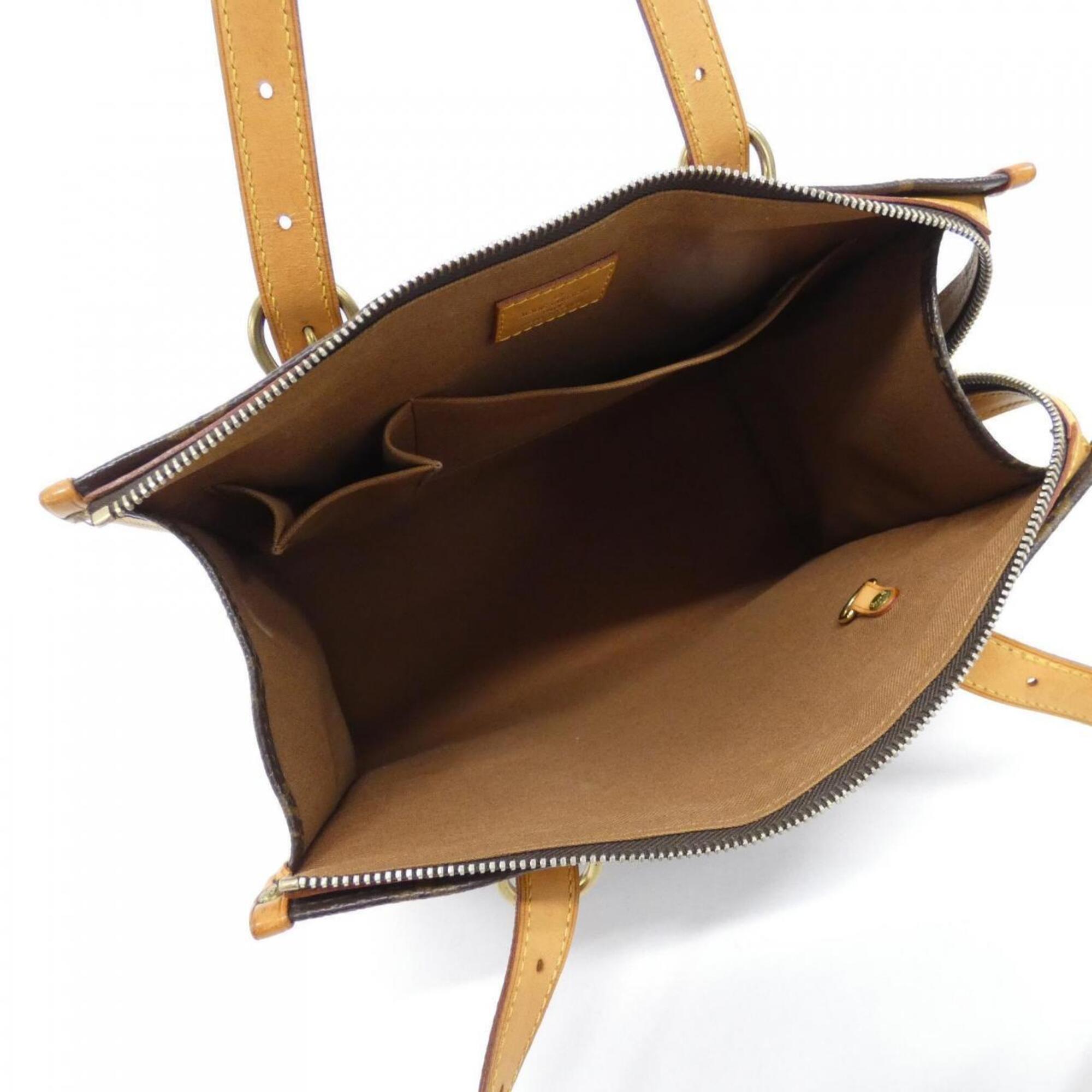 Louis Vuitton Marron Coated Canvas Shoulder Bag (Pre-Owned)
