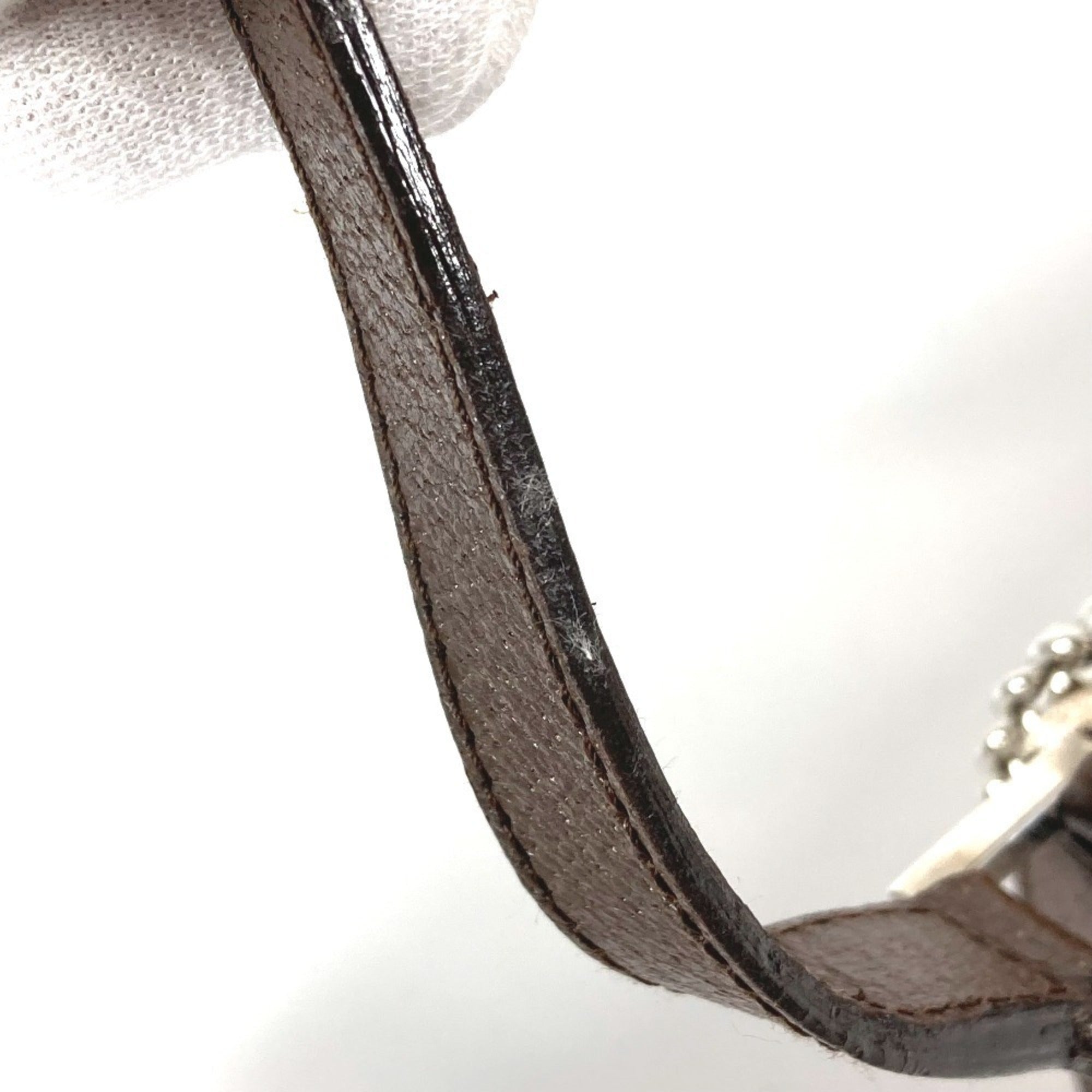 Bvlgari Logomania Beige Brown Canvas Leather Shoulder Bag (Pre-Owned)