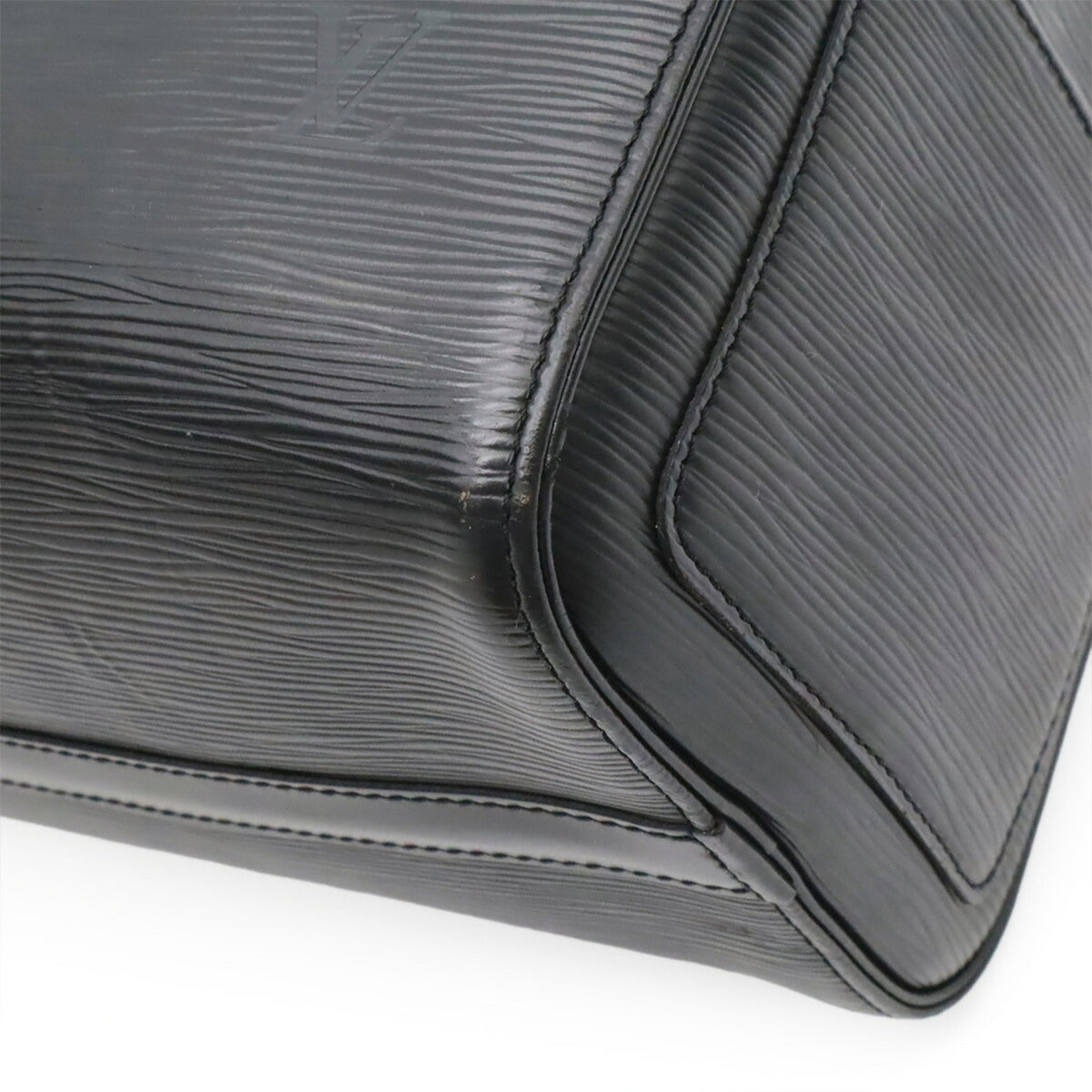 Louis Vuitton Epi Black Noir Epi Leather Boston Bag Handbag (Pre-Owned)
