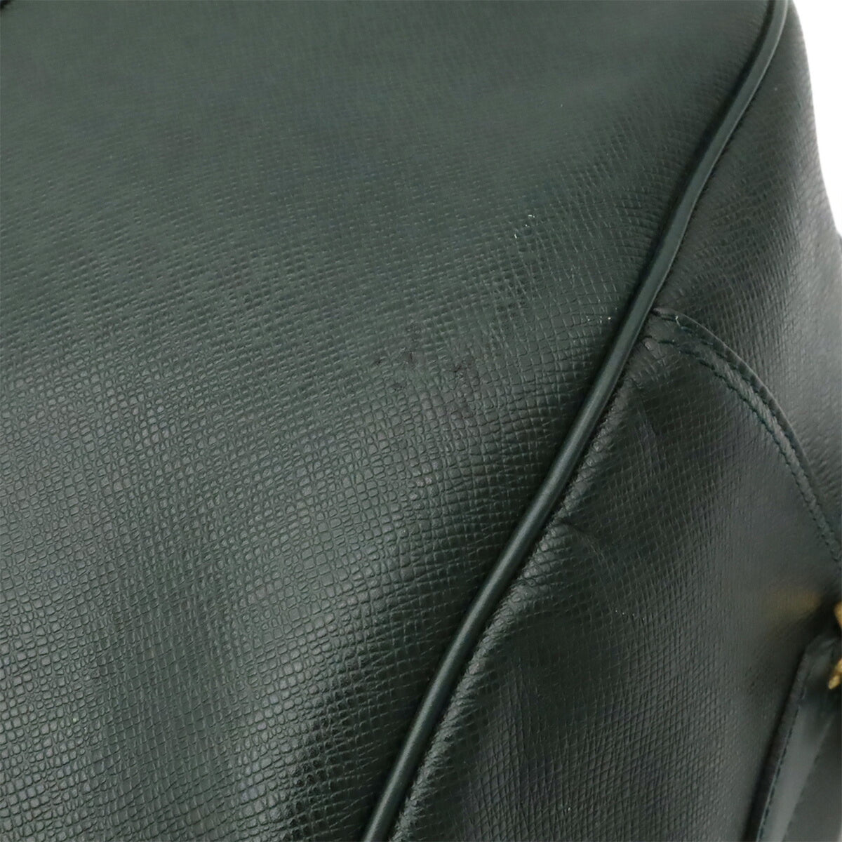 Louis Vuitton Episea Green Taiga Leather Boston Bag Shoulder Bag (Pre-Owned)