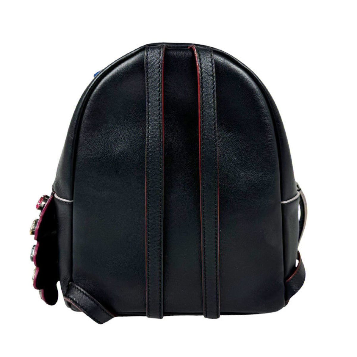 Fendi Black Leather Backpack (Pre-Owned)