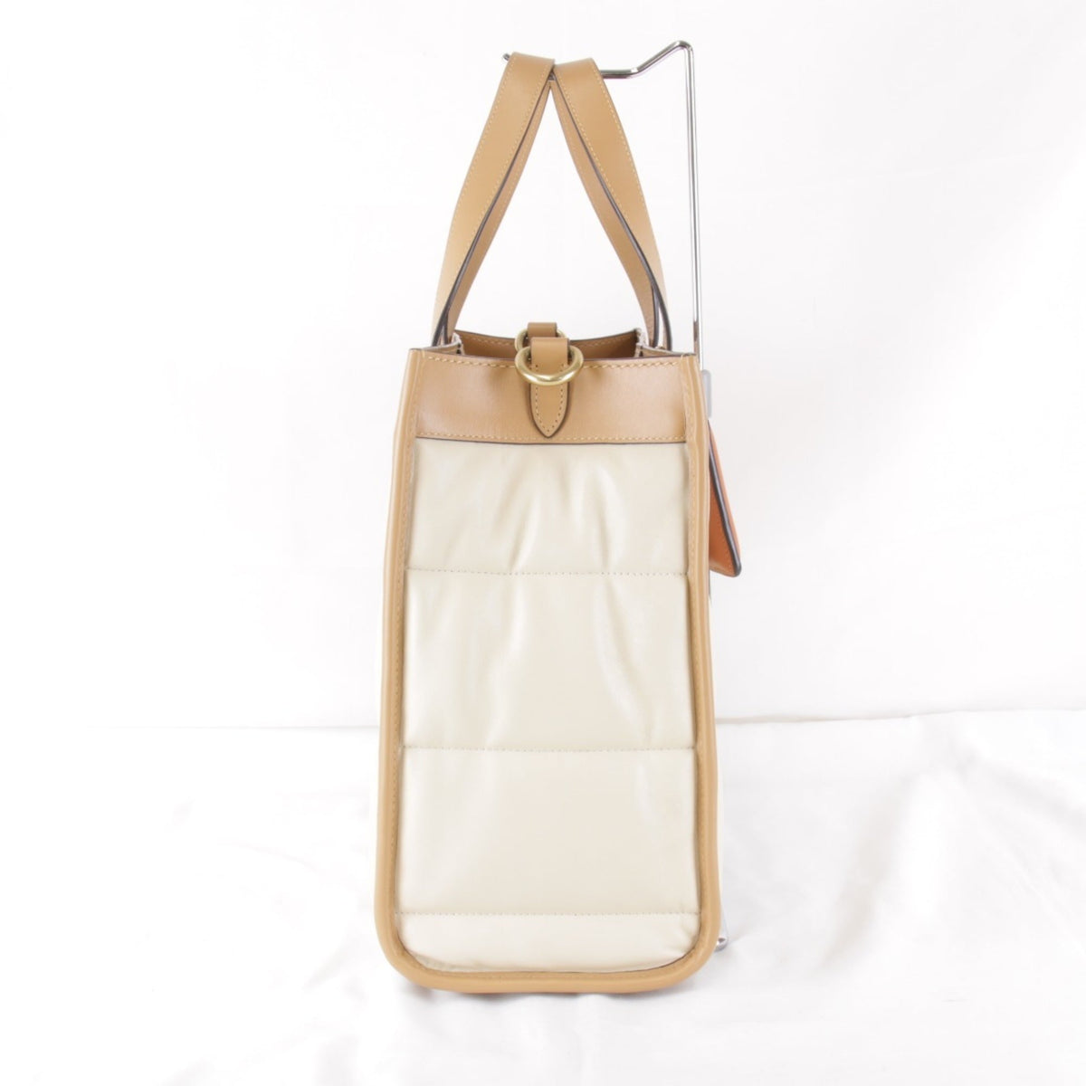 Coach Beige Leather Tote Bag (Pre-Owned)