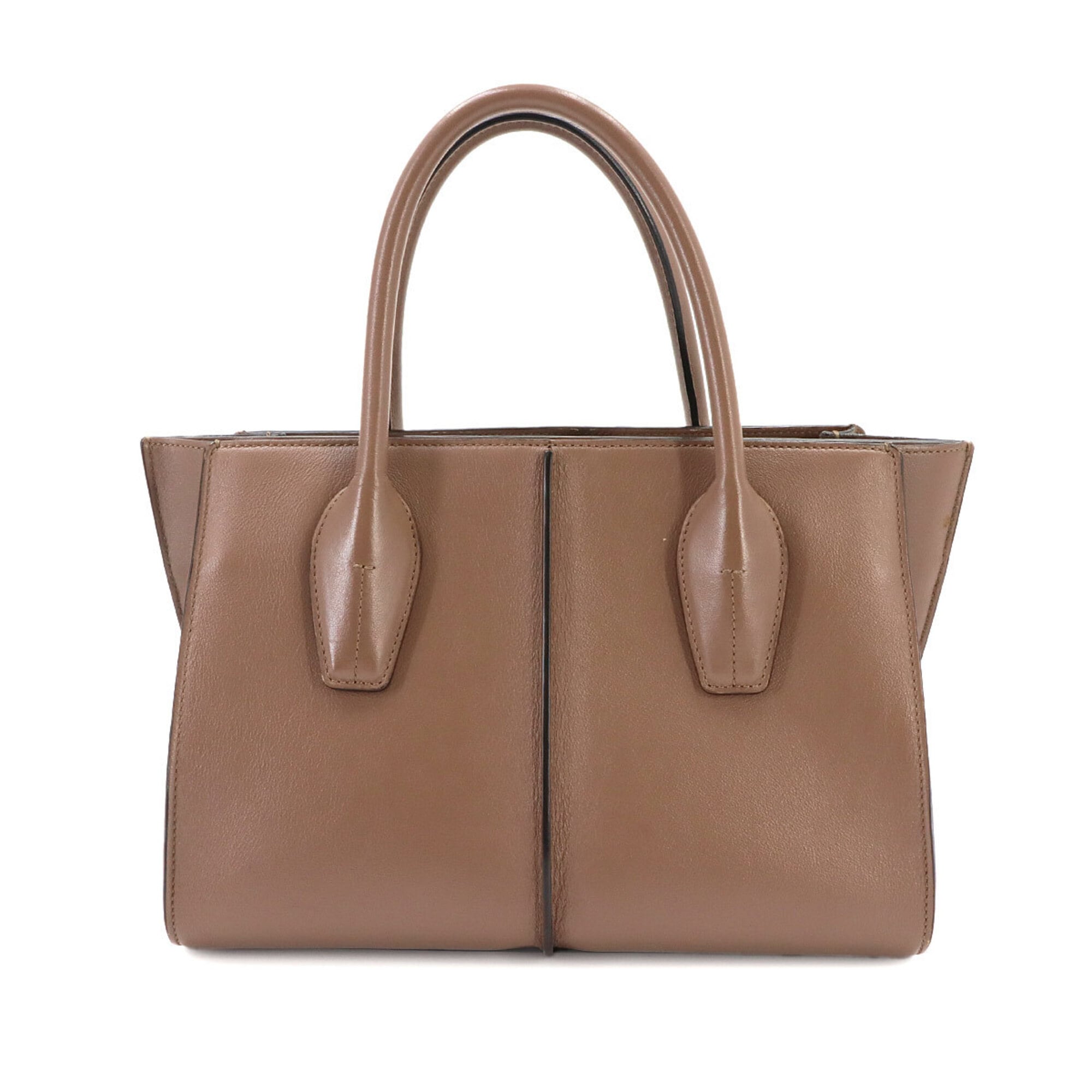Tod's Brown Leather Handbag (Pre-Owned)