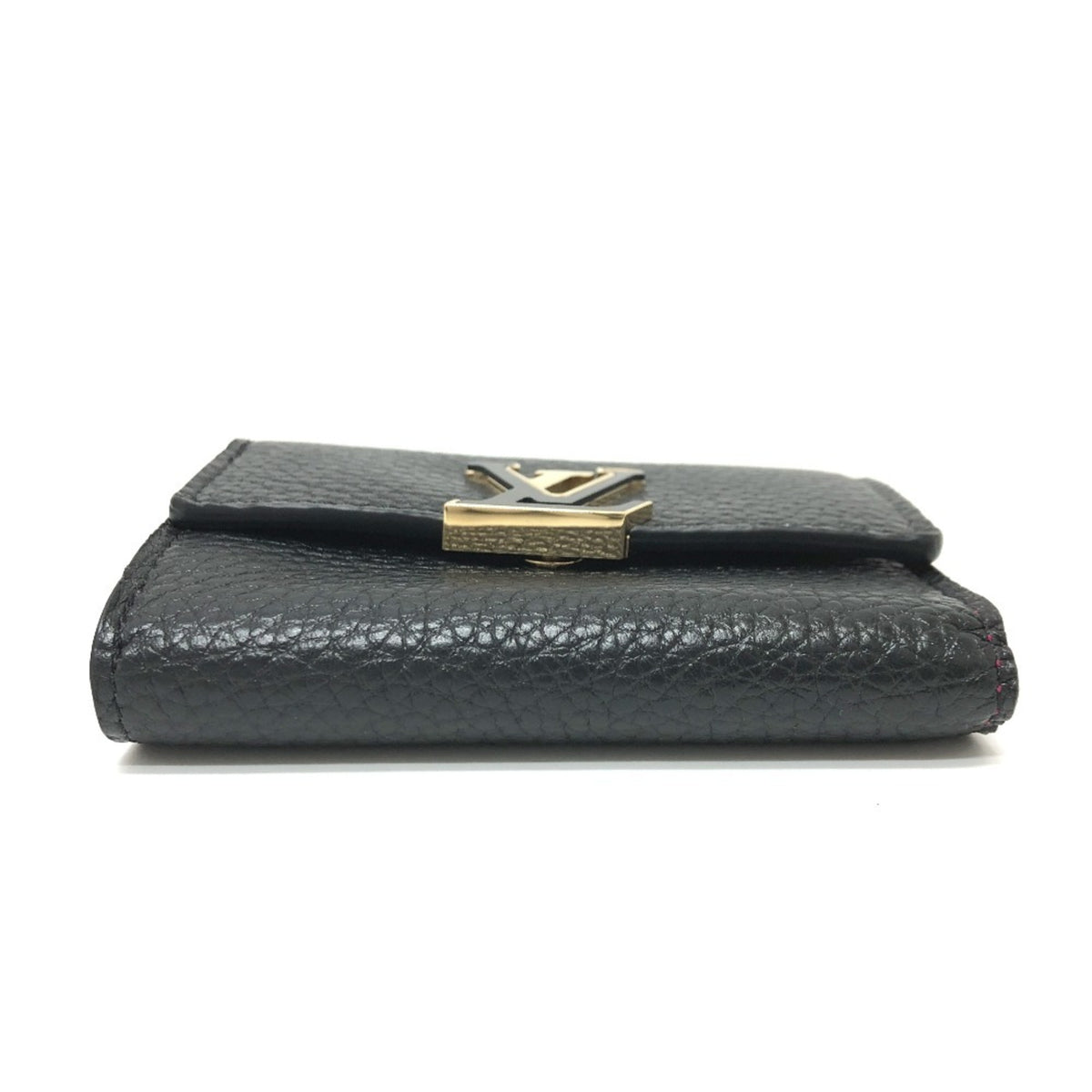 Louis Vuitton Bicolor Black Noir Pink Leather Coin Purse/Coin Case (Pre-Owned)