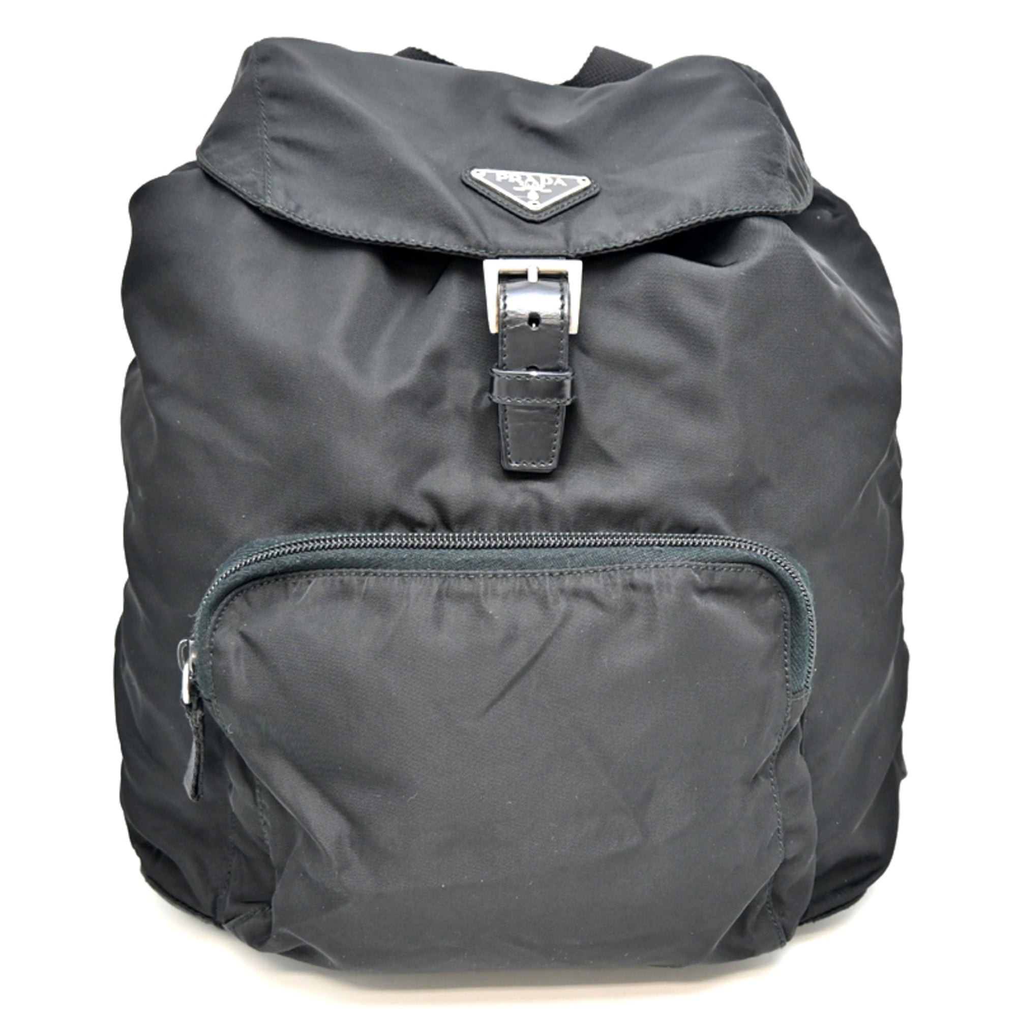 Prada Black Nylon Backpack (Pre-Owned)