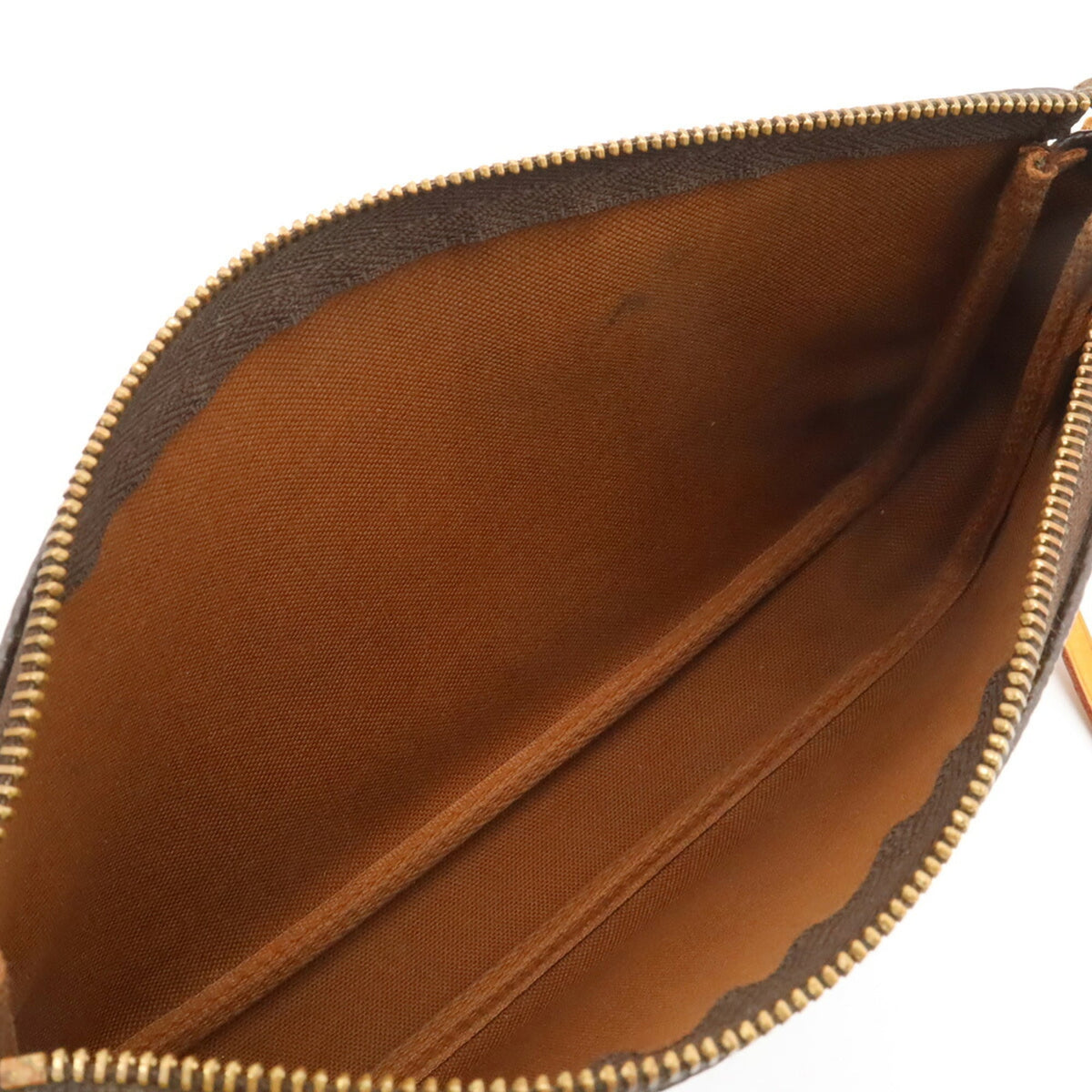 Louis Vuitton Brown Monogram Handbag Pochette Pouch (Pre-Owned)