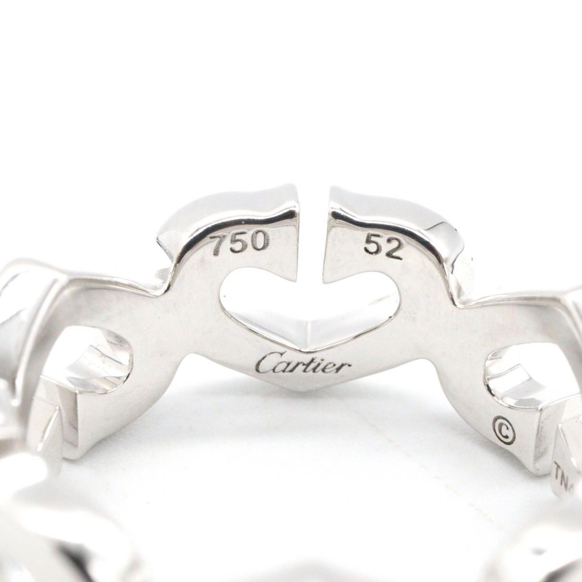 Cartier Clear White White Gold (18K) Band Ring (Pre-Owned)