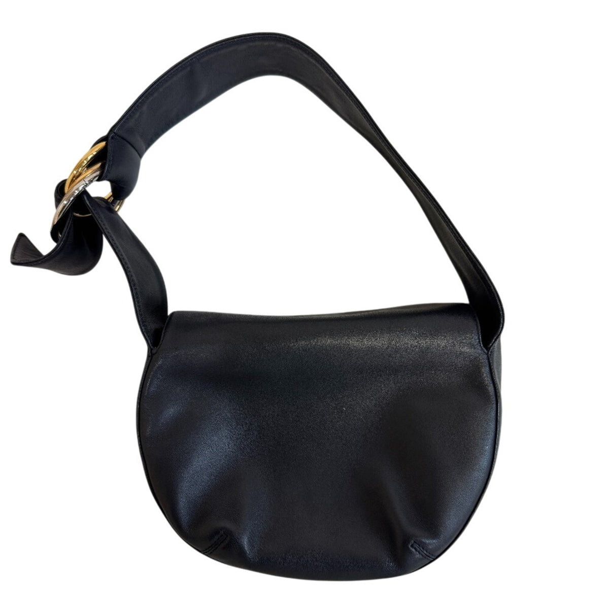 Cartier Trinity Black Leather Shoulder Bag (Pre-Owned)