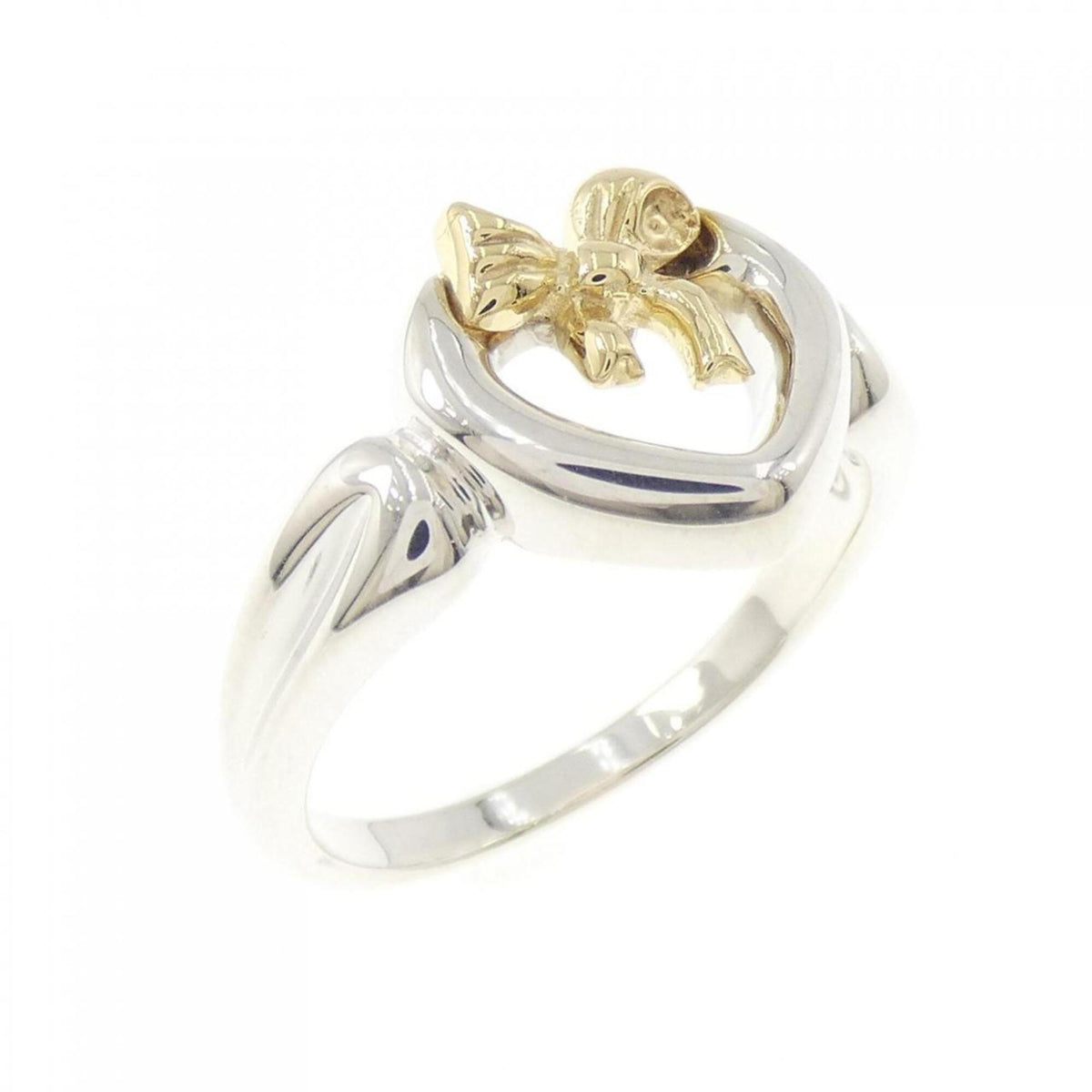 Tiffany Yellow Gold (18K) Silver 925 Band Ring (Pre-Owned)
