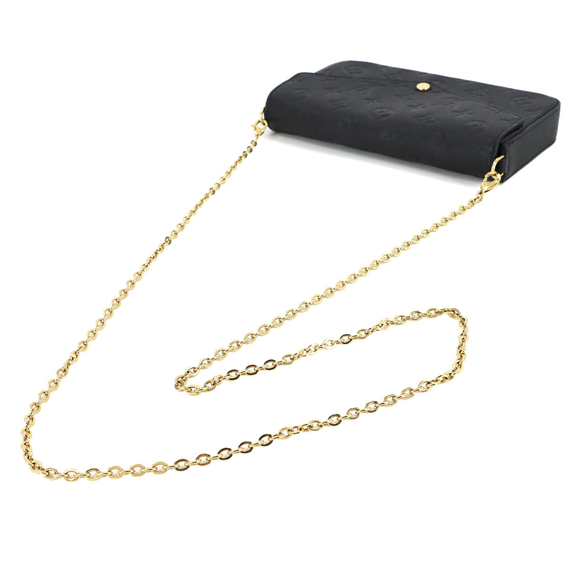 Louis Vuitton Noir Monogram Empreinte Pochette (Pre-Owned)