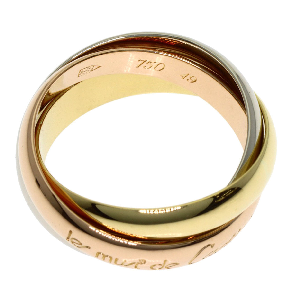 Cartier Yellow Gold (18K) Pink Gold (18K) White Gold (18K) Band Ring (Pre-Owned)