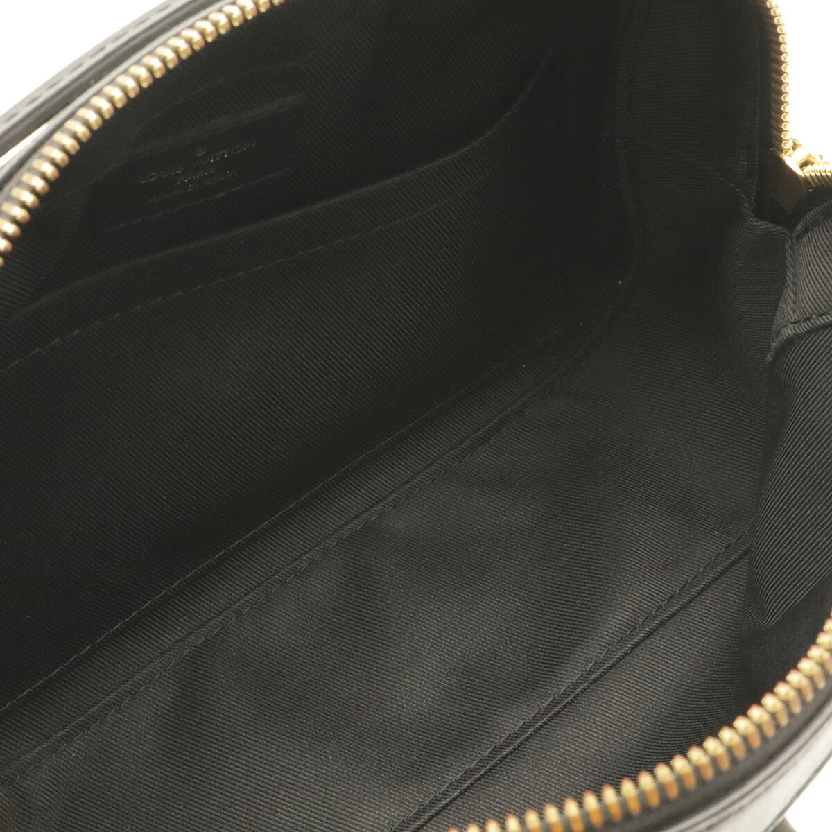 Louis Vuitton Noir Monogram Canvas Pvc Coated Canvas Leather Handbag Pochette Shoulder Bag (Pre-Owned)