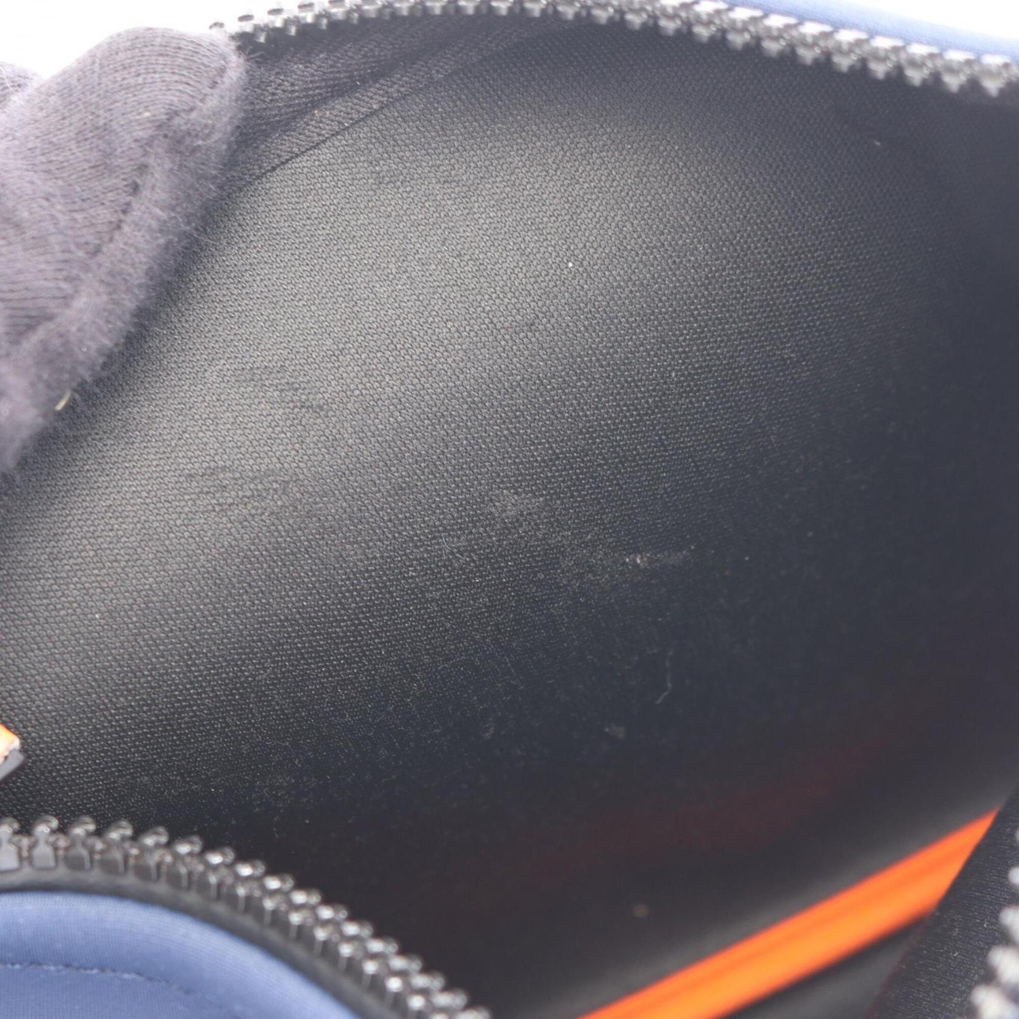 Hermes Navy Nylon Handbag Pouch (Pre-Owned)