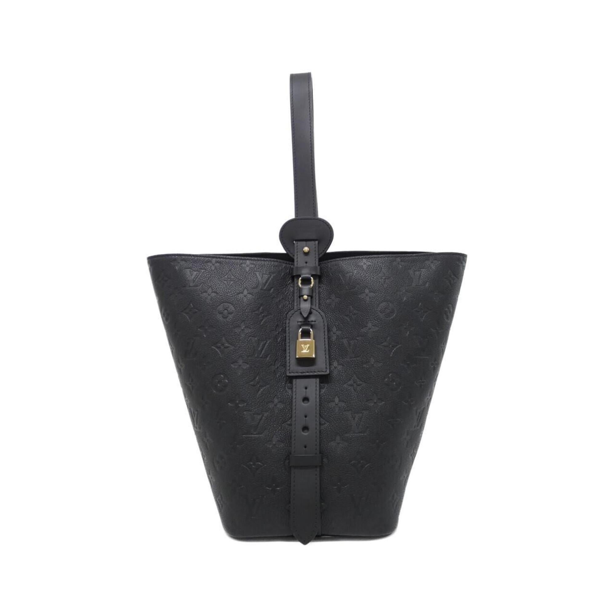 Louis Vuitton Monogram Empreinte Black Leather Shoulder Bag (Pre-Owned)