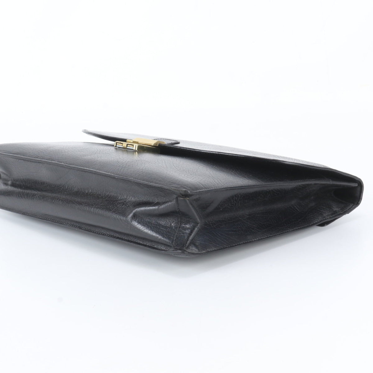Bally Black Leather Briefcase (Pre-Owned)