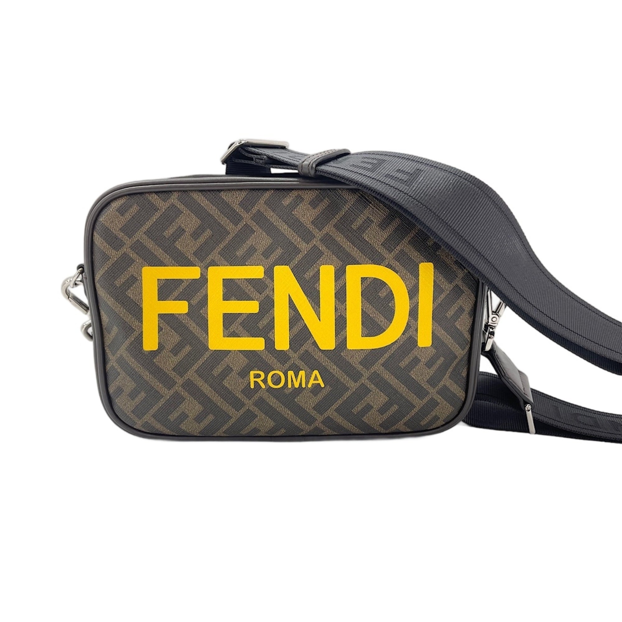 Fendi Brown Zucca Shoulder Bag (Pre-Owned)