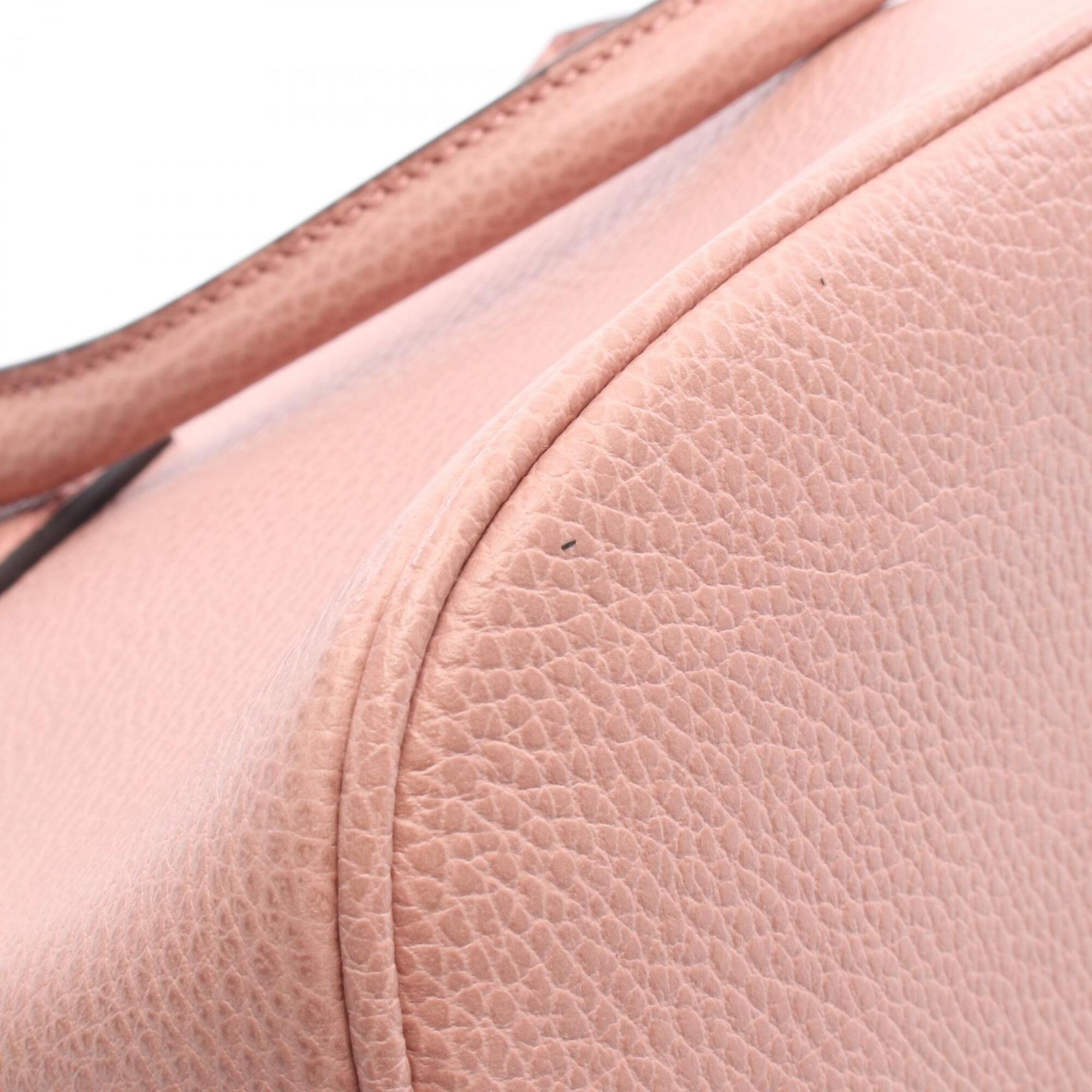 Gucci Pink Leather Handbag (Pre-Owned)