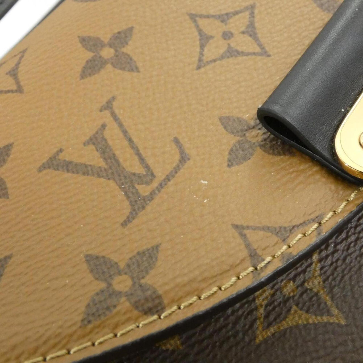 Louis Vuitton Brown Coated Canvas Handbag (Pre-Owned)