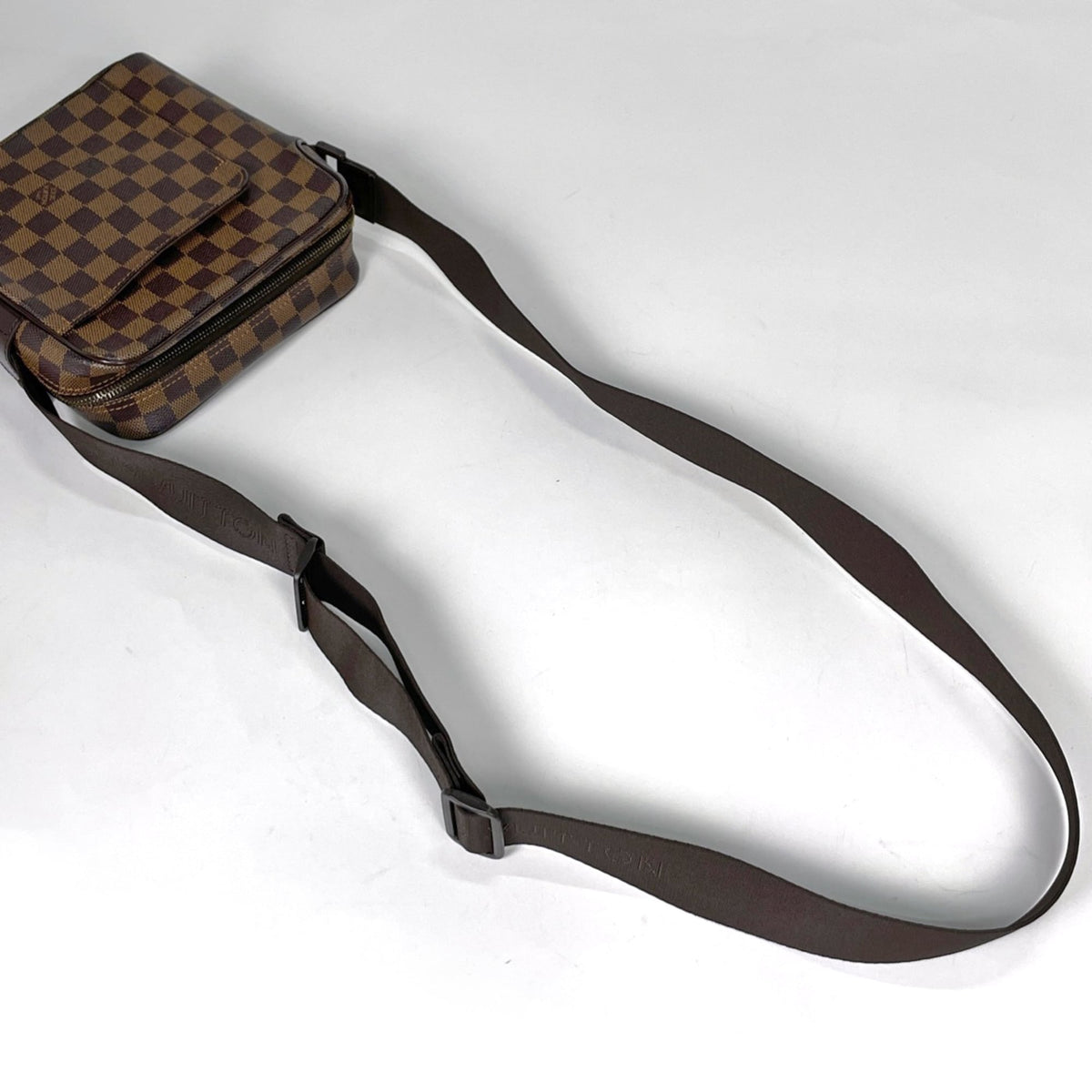 Louis Vuitton Damier Brown Damier Canvas Shoulder Bag (Pre-Owned)