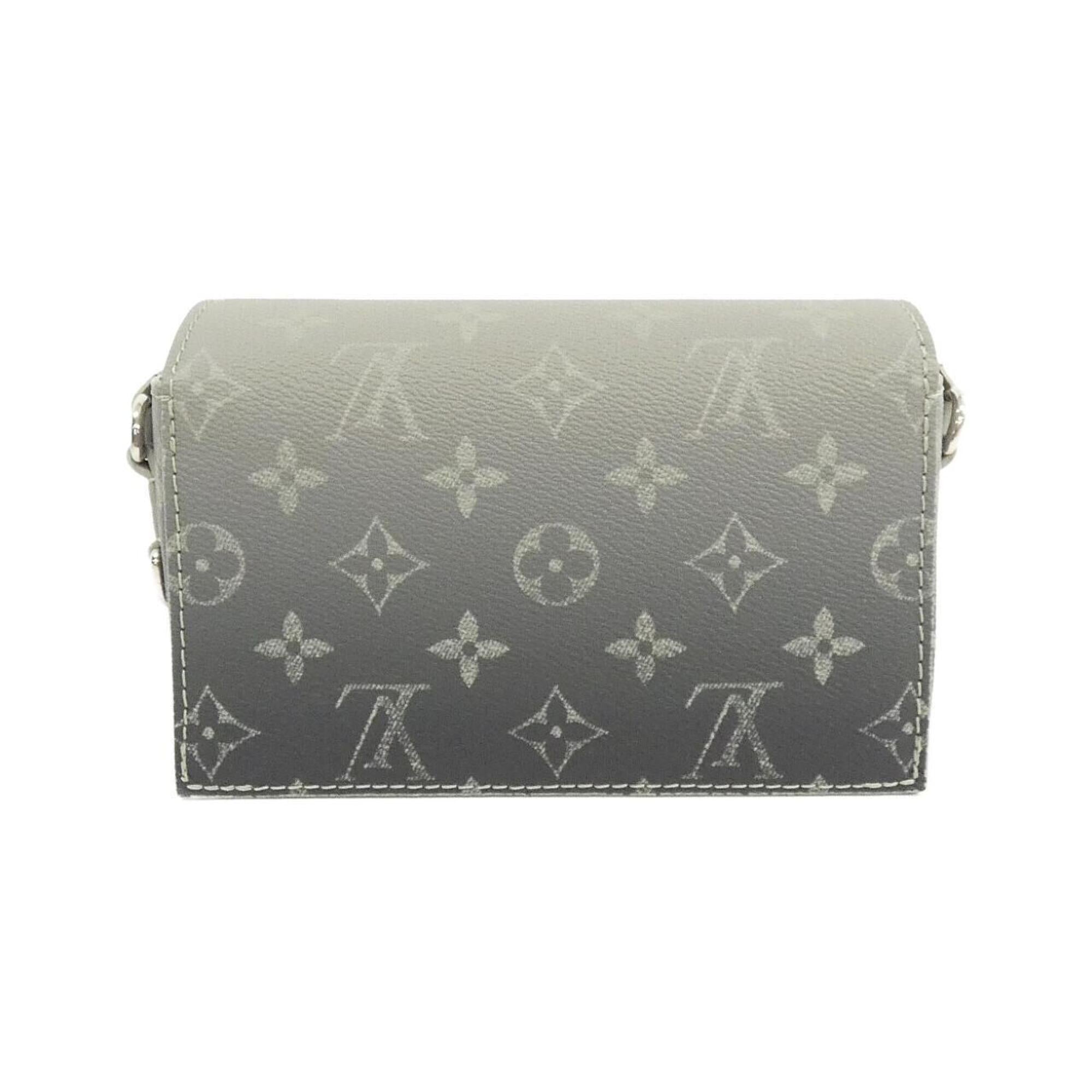 Louis Vuitton Khaki Vert Coated Canvas Shoulder Bag (Pre-Owned)