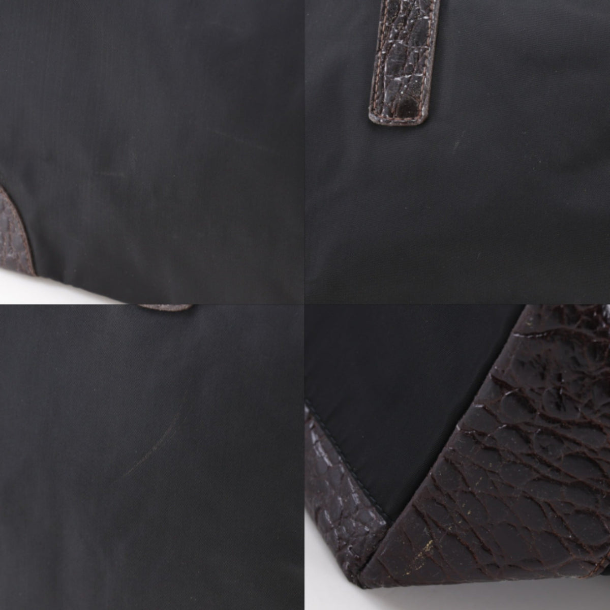Prada Black Nylon Tote Bag (Pre-Owned)