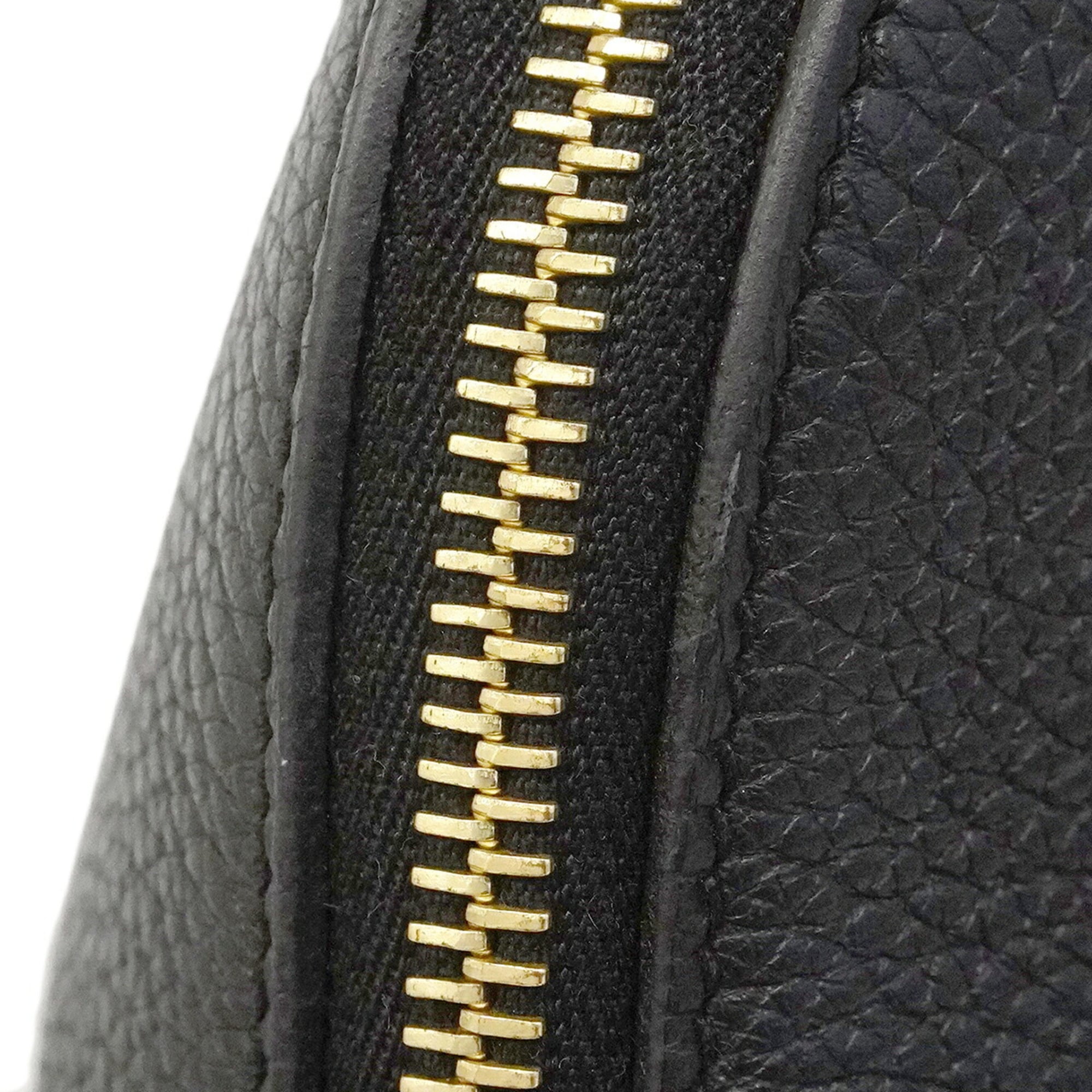 Hermes Black Taurillon Clemence Leather Handbag (Pre-Owned)