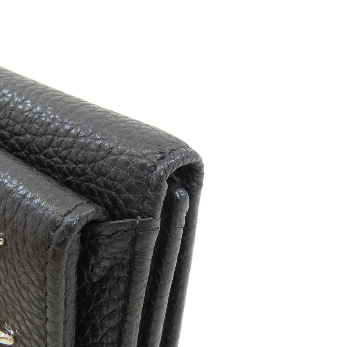 Jimmy Choo Black Leather Wallet (Tri-Fold) (Pre-Owned)