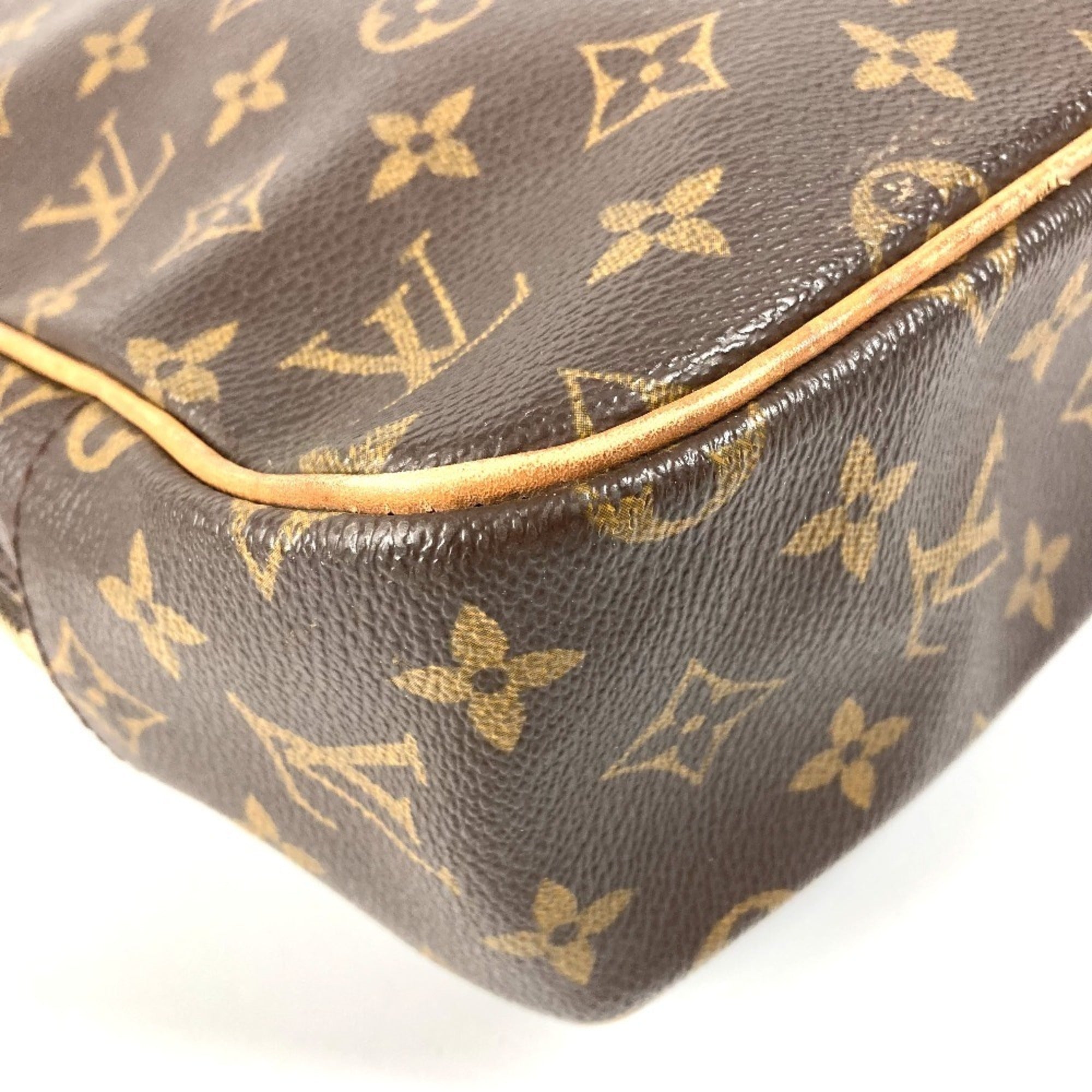 Louis Vuitton Brown Monogram Canvas Handbag Tote Bag (Pre-Owned)