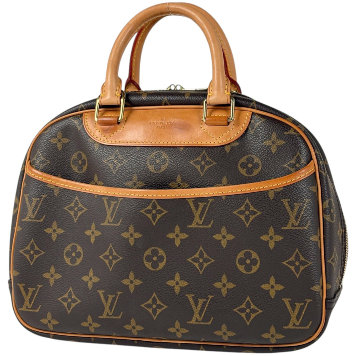 Louis Vuitton Brown Monogram Monogram Boston Bag Handbag (Pre-Owned)