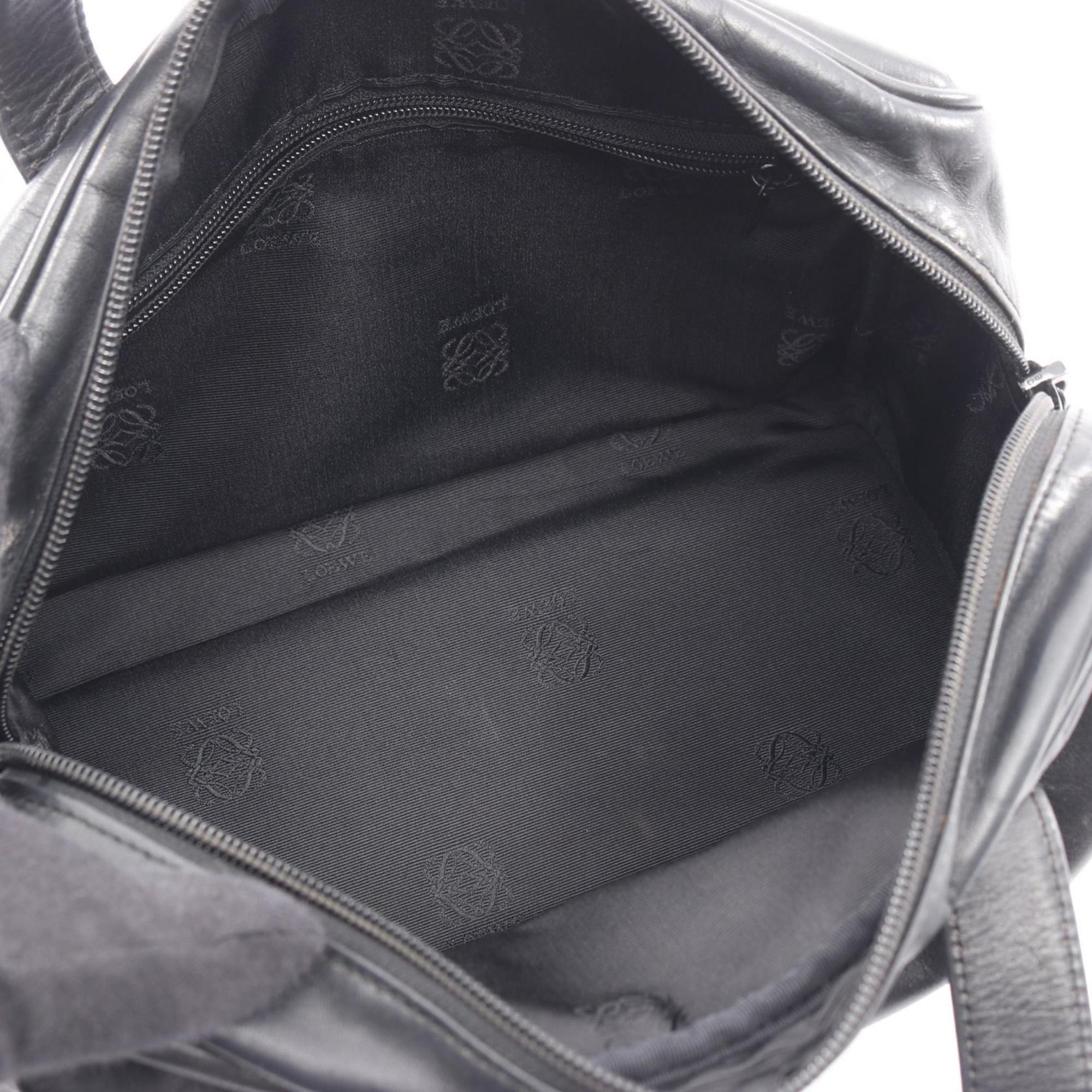 Loewe Black Leather Tote Bag (Pre-Owned)