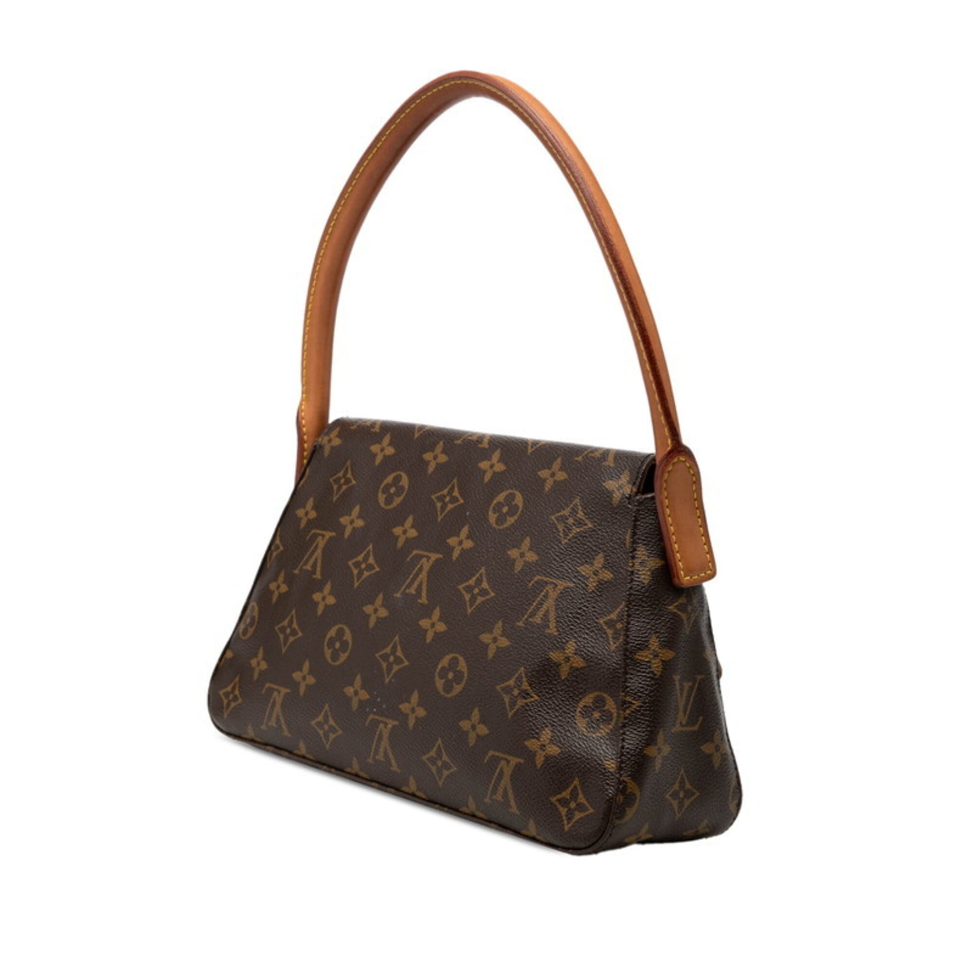 Louis Vuitton Brown Pvc Leather Handbag Shoulder Bag (Pre-Owned)