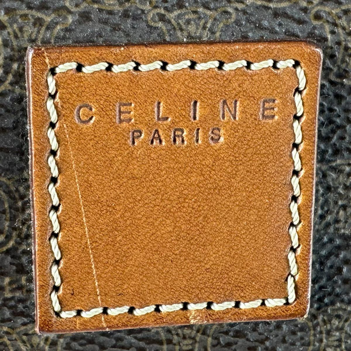 Celine Brown Pvc Handbag (Pre-Owned)